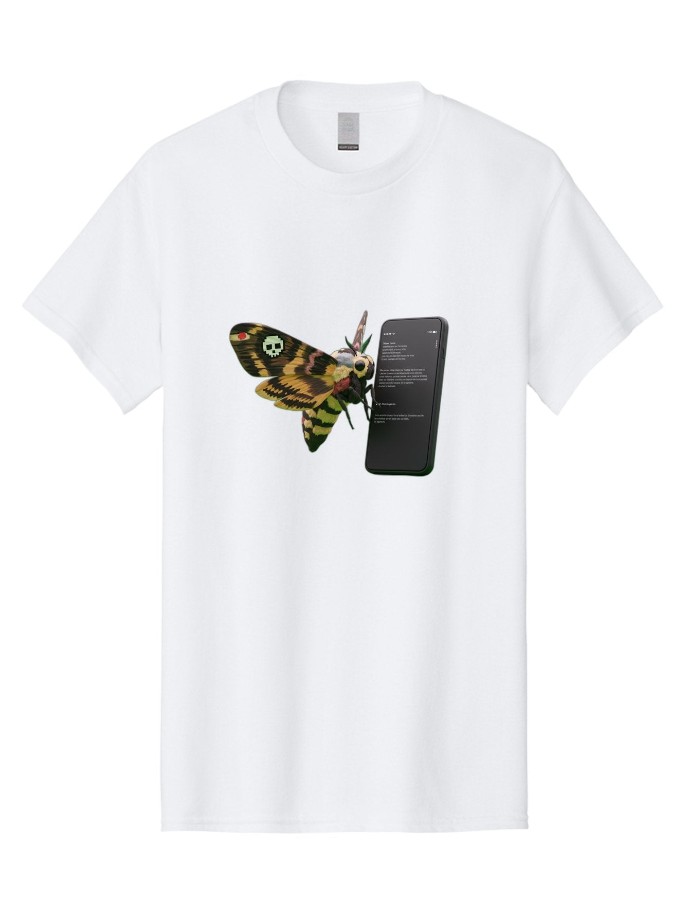 Death-S-Head-Hawkmoth-1 Men'S Graphic Tee, 100% Cotton, Comfortable Casual Summer Wear, Machine Washable, Vintage Camera, Old Camera, Antique Camera, Black Camera, Classic Photography, Photography Equipment, Nostalgic Device, Film Camera, Bam232 3