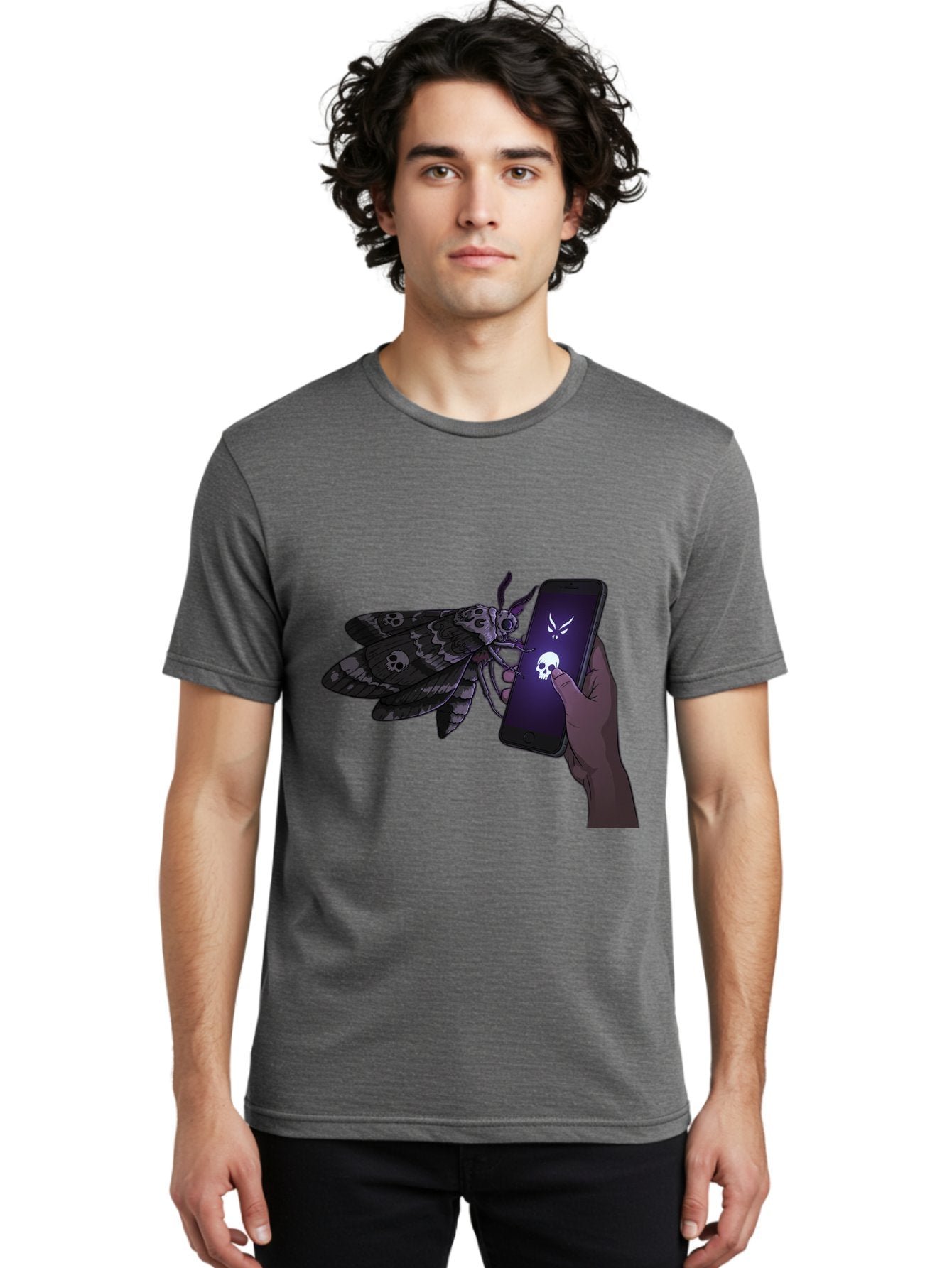 Death-S-Head-Hawkmoth-2 Men'S Graphic Tee, 100% Cotton, Comfortable Casual Summer Wear, Machine Washable, Vintage Camera, Old Camera, Antique Camera, Black Camera, Classic Photography, Photography Equipment, Nostalgic Device, Film Camera, Bam233 22