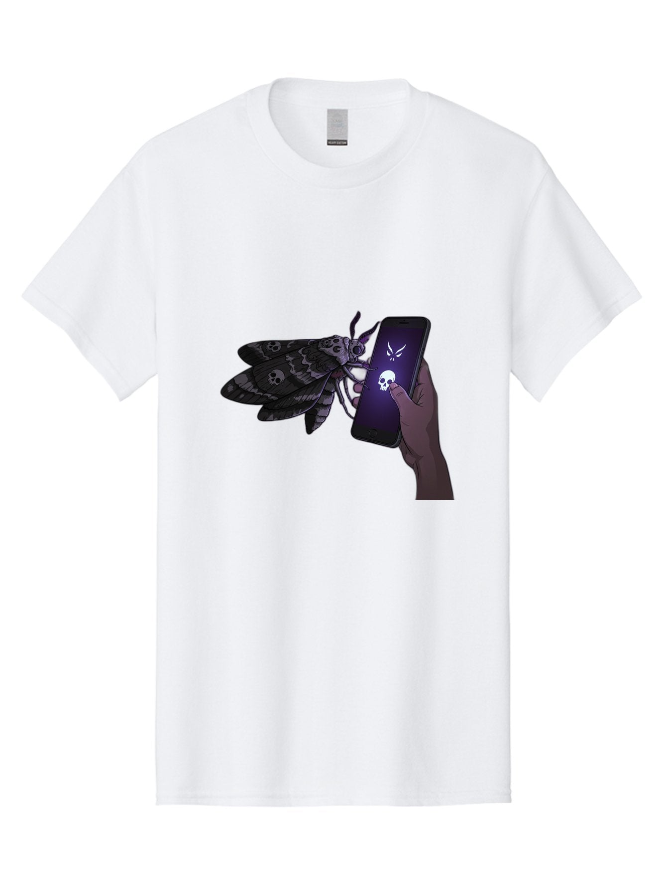 Death-S-Head-Hawkmoth-2 Men'S Graphic Tee, 100% Cotton, Comfortable Casual Summer Wear, Machine Washable, Vintage Camera, Old Camera, Antique Camera, Black Camera, Classic Photography, Photography Equipment, Nostalgic Device, Film Camera, Bam233 8