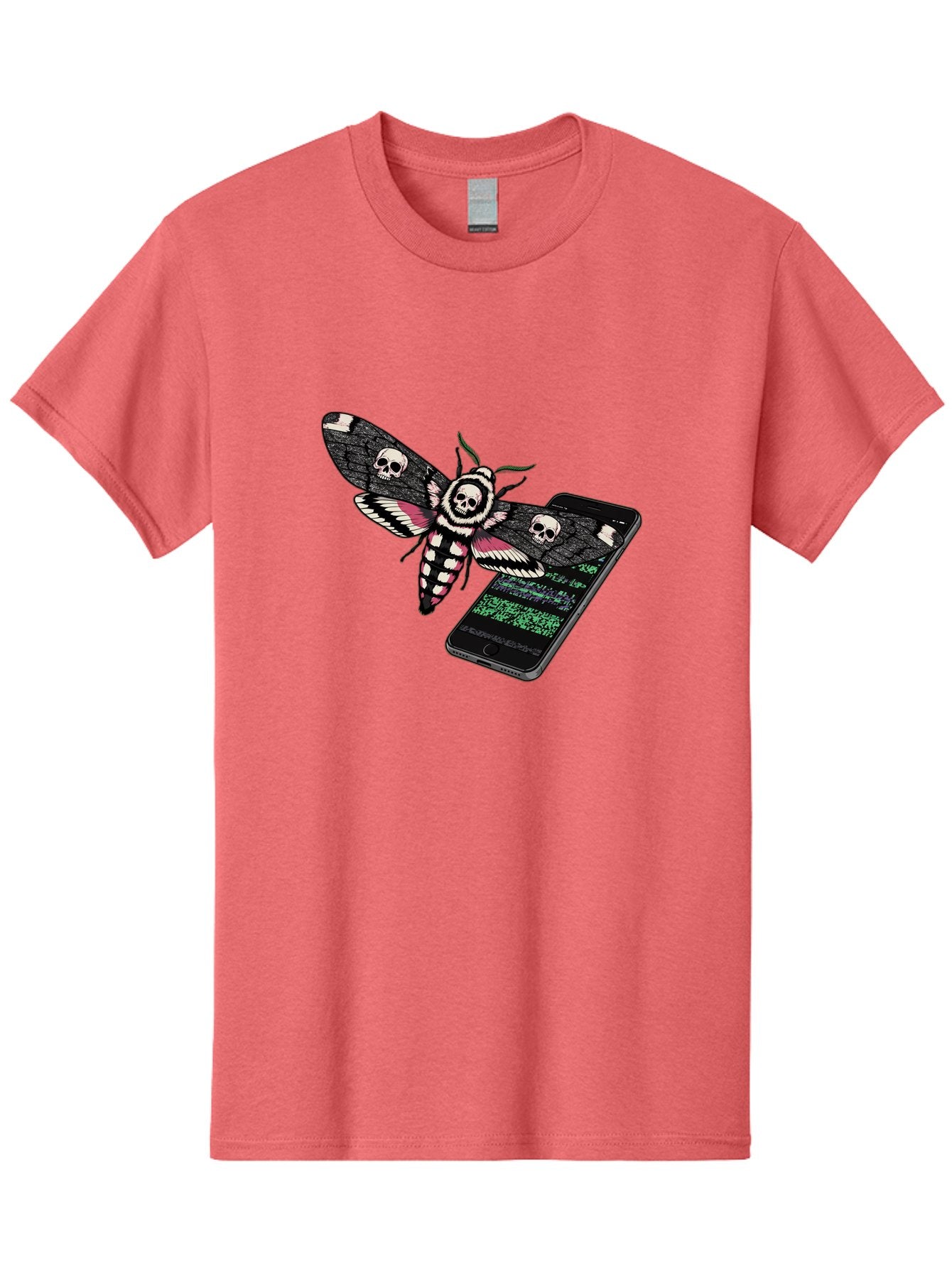 Death-S-Head-Hawkmoth-Smartphone Men'S Graphic Tee, 100% Cotton, Comfortable Casual Summer Wear, Machine Washable, Vintage Camera, Old Camera, Antique Camera, Black Camera, Classic Photography, Photography Equipment, Nostalgic Device, Bam235 6