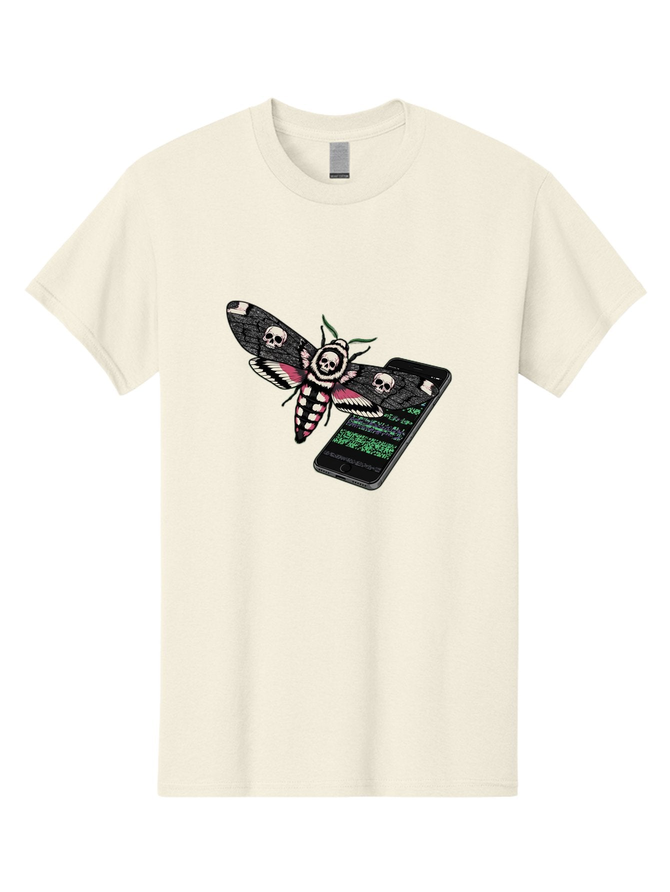 Death-S-Head-Hawkmoth-Smartphone Men'S Graphic Tee, 100% Cotton, Comfortable Casual Summer Wear, Machine Washable, Vintage Camera, Old Camera, Antique Camera, Black Camera, Classic Photography, Photography Equipment, Nostalgic Device, Bam235 8