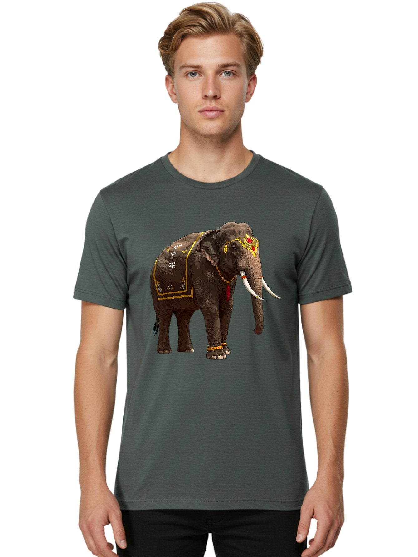 Decorated-Elephant Men'S Graphic Tee, 100% Cotton, Comfortable Casual Summer Wear, Machine Washable, Vintage Camera, Old Camera, Antique Camera, Black Camera, Classic Photography, Photography Equipment, Nostalgic Device, Film Camera, Bam237 16