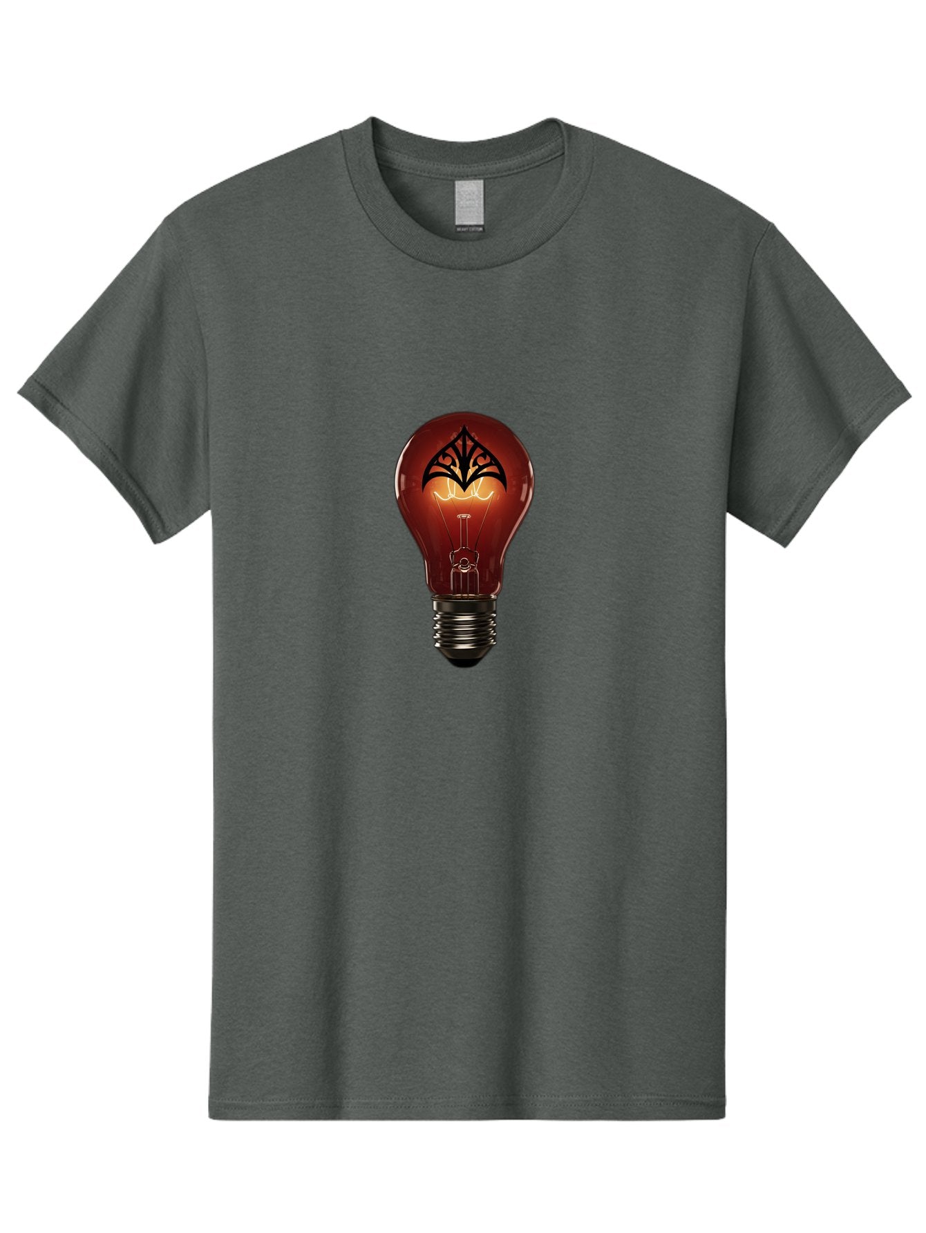 Decorative-Light-Bulb Men'S Graphic Tee, 100% Cotton, Comfortable Casual Summer Wear, Machine Washable, Vintage Camera, Old Camera, Antique Camera, Black Camera, Classic Photography, Photography Equipment, Nostalgic Device, Film Camera, Bam240 6