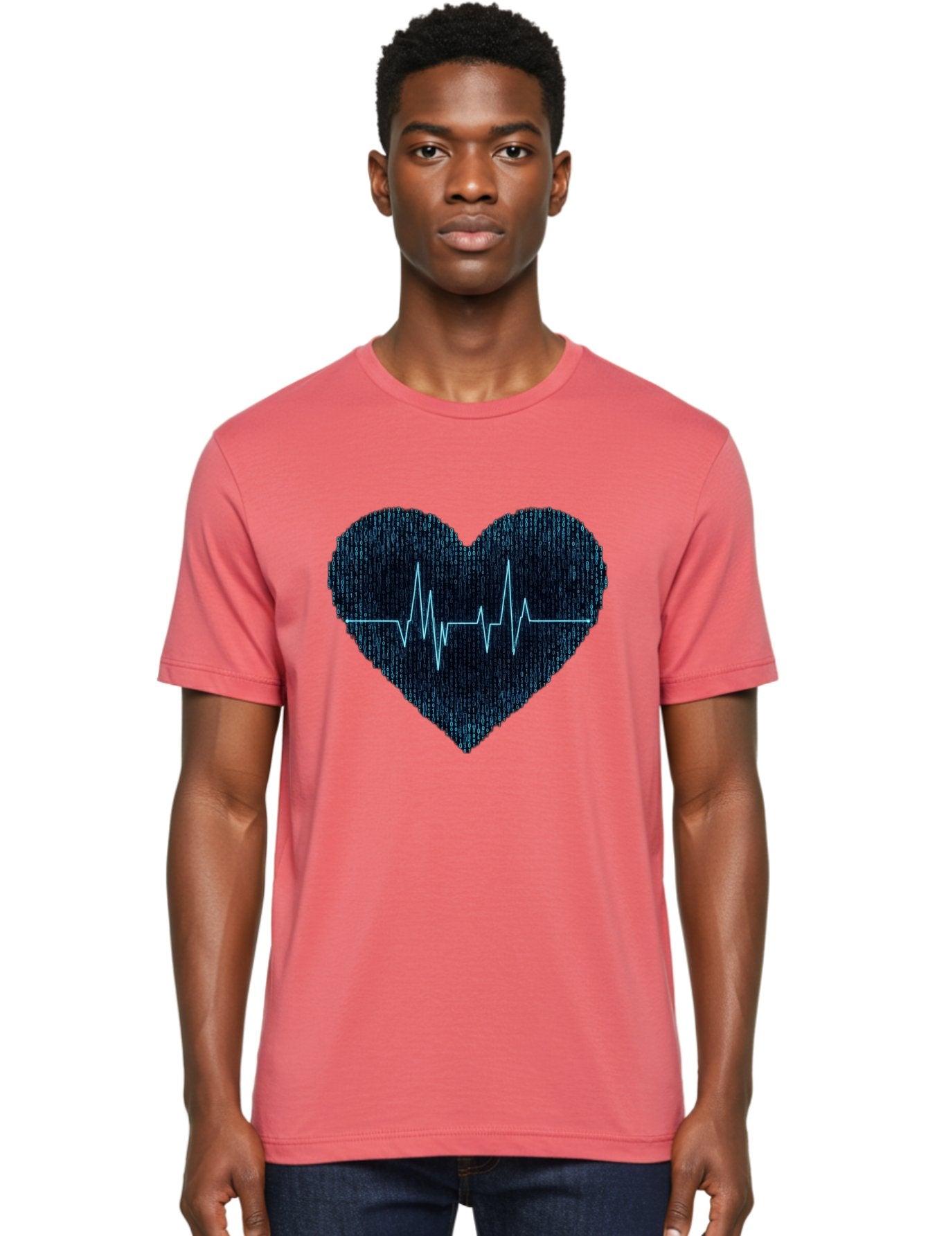 Denim-Heartbeat Men'S Graphic Tee, 100% Cotton, Comfortable Casual Summer Wear, Machine Washable, Vintage Camera, Old Camera, Antique Camera, Black Camera, Classic Photography, Photography Equipment, Nostalgic Device, Film Camera, Camera Art Bam242 22