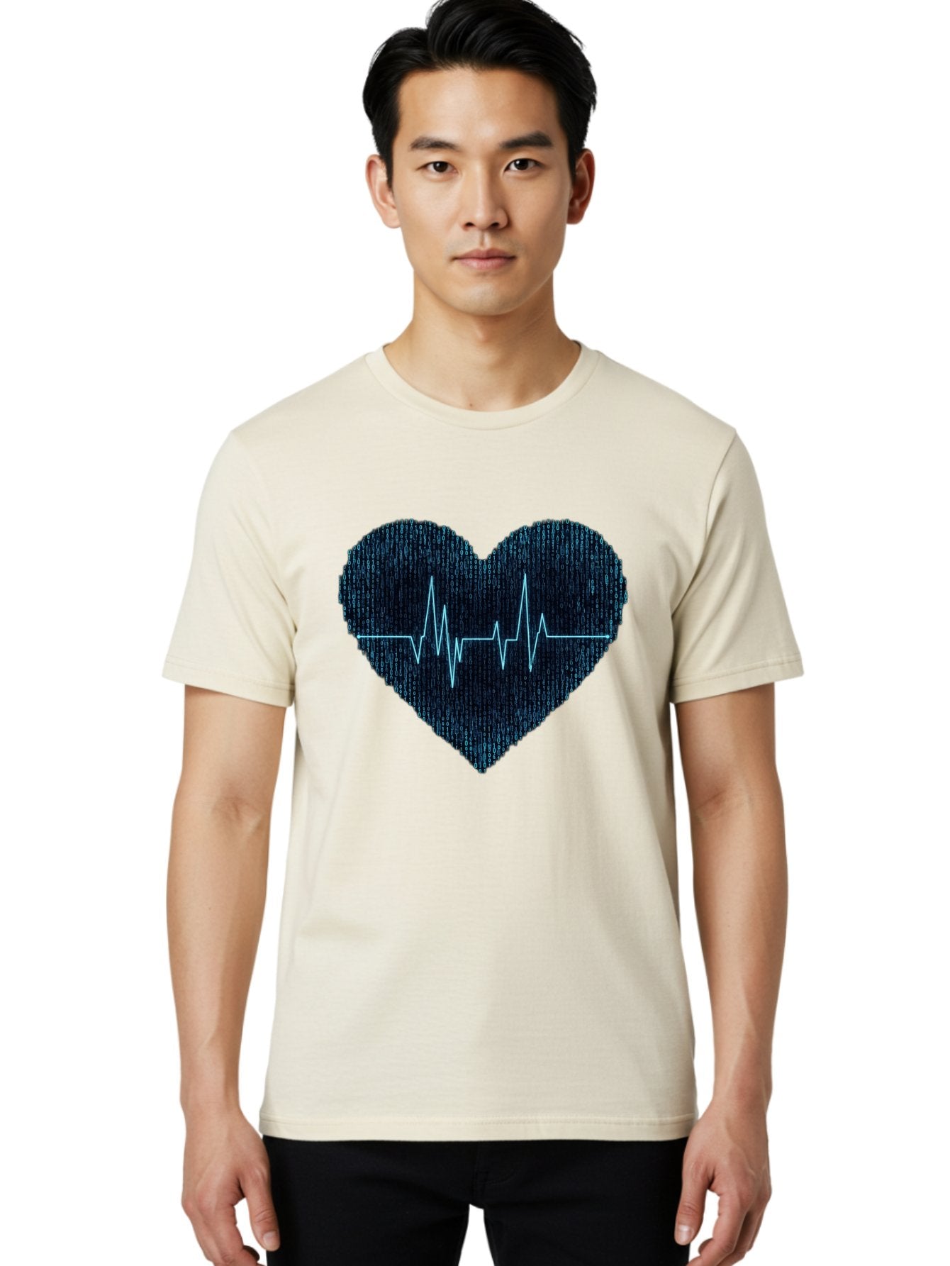 Denim-Heartbeat Men'S Graphic Tee, 100% Cotton, Comfortable Casual Summer Wear, Machine Washable, Vintage Camera, Old Camera, Antique Camera, Black Camera, Classic Photography, Photography Equipment, Nostalgic Device, Film Camera, Camera Art Bam242 26