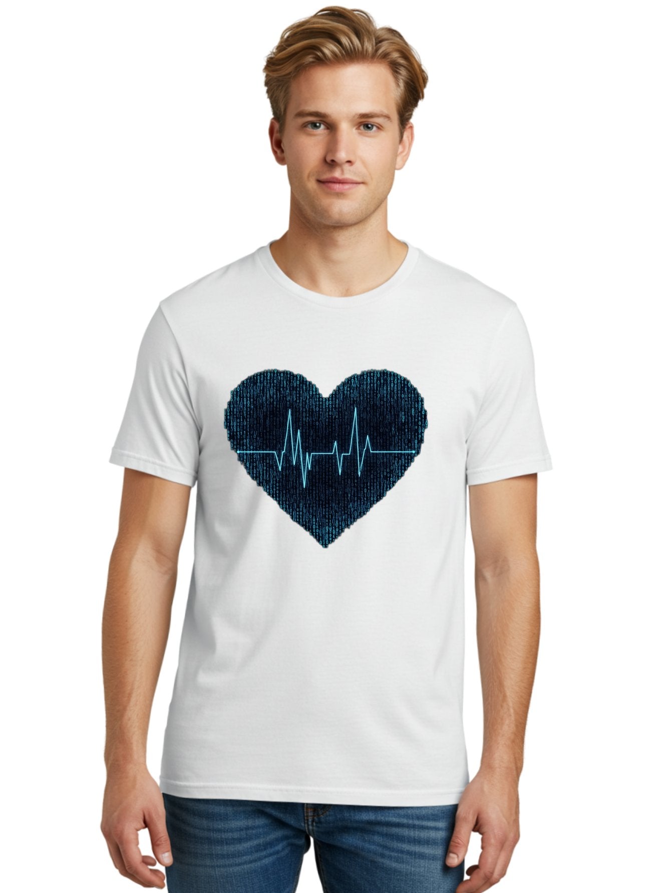 Denim-Heartbeat Men'S Graphic Tee, 100% Cotton, Comfortable Casual Summer Wear, Machine Washable, Vintage Camera, Old Camera, Antique Camera, Black Camera, Classic Photography, Photography Equipment, Nostalgic Device, Film Camera, Camera Art Bam242 16