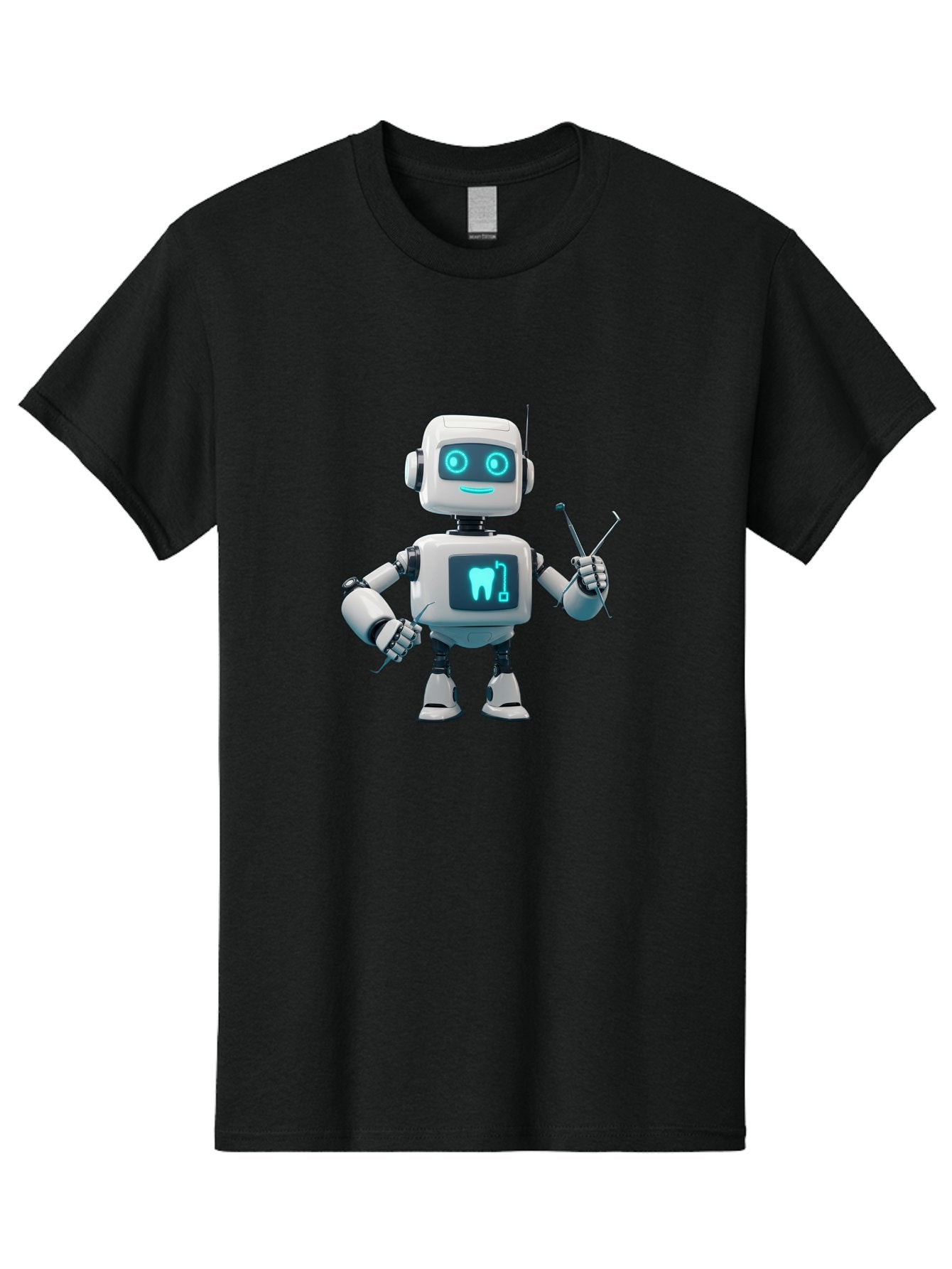 Dental-Robot-1 Men'S Graphic Tee, 100% Cotton, Comfortable Casual Summer Wear, Machine Washable, Vintage Camera, Old Camera, Antique Camera, Black Camera, Classic Photography, Photography Equipment, Nostalgic Device, Film Camera, Camera Art Bam243 7