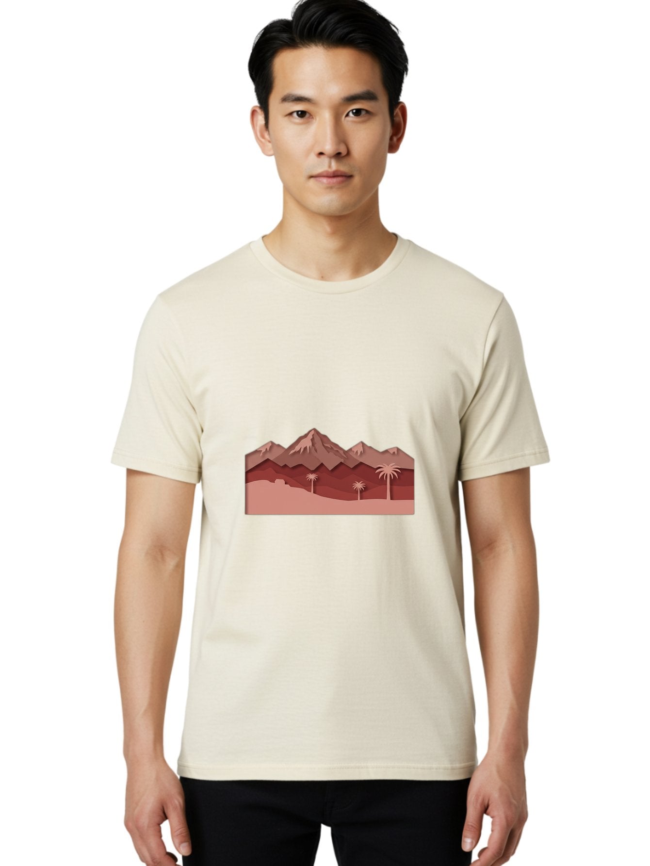 Desert-Mountains Men'S Graphic Tee, 100% Cotton, Comfortable Casual Summer Wear, Machine Washable, Vintage Camera, Old Camera, Antique Camera, Black Camera, Classic Photography, Photography Equipment, Nostalgic Device, Film Camera, Camera Art Bam247 29