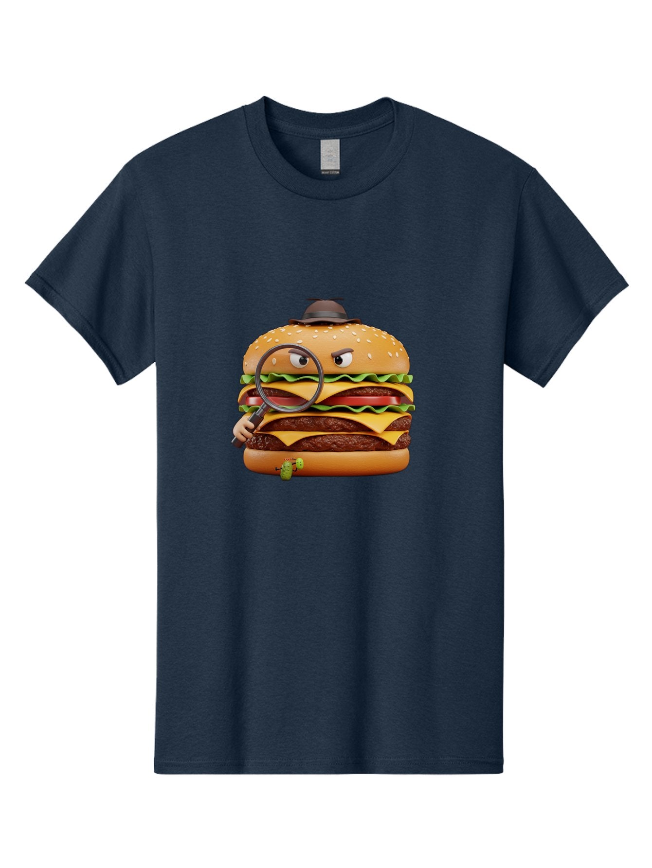 Detective-Burger Men'S Graphic Tee, 100% Cotton, Comfortable Casual Summer Wear, Machine Washable, Vintage Camera, Old Camera, Antique Camera, Black Camera, Classic Photography, Photography Equipment, Nostalgic Device, Film Camera, Camera Art Bam250