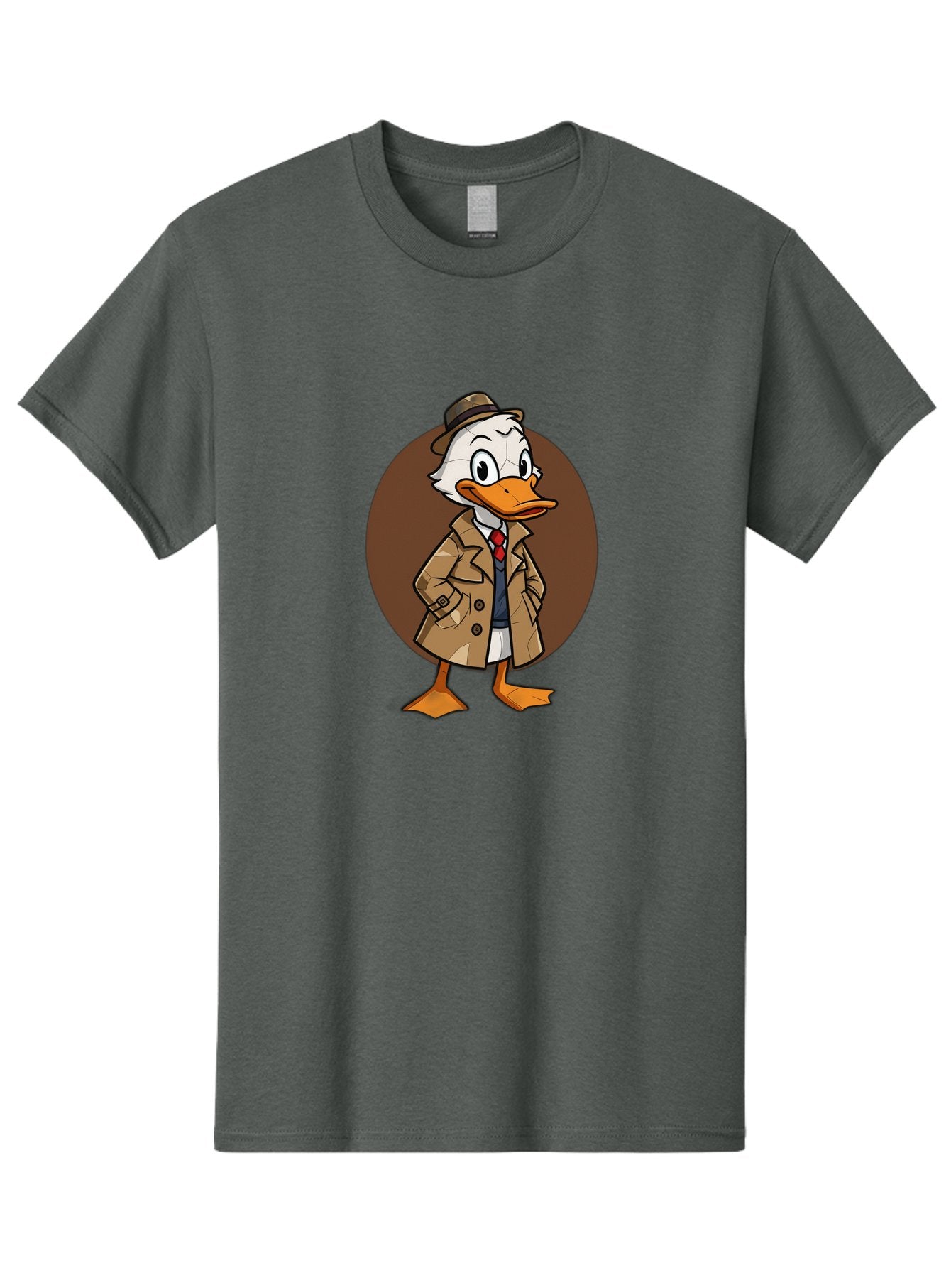 Detective-Duck-1 Men'S Graphic Tee, 100% Cotton, Comfortable Casual Summer Wear, Machine Washable, Vintage Camera, Old Camera, Antique Camera, Black Camera, Classic Photography, Photography Equipment, Nostalgic Device, Film Camera, Camera Art Bam251 11