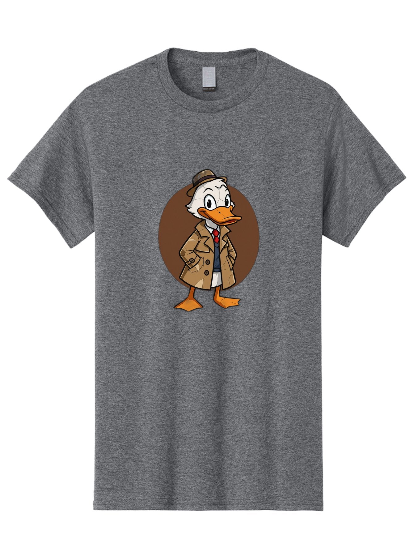Detective-Duck-1 Men'S Graphic Tee, 100% Cotton, Comfortable Casual Summer Wear, Machine Washable, Vintage Camera, Old Camera, Antique Camera, Black Camera, Classic Photography, Photography Equipment, Nostalgic Device, Film Camera, Camera Art Bam251 6