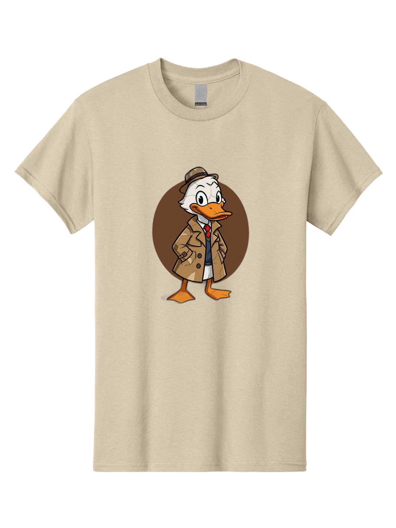 Detective-Duck-1 Men'S Graphic Tee, 100% Cotton, Comfortable Casual Summer Wear, Machine Washable, Vintage Camera, Old Camera, Antique Camera, Black Camera, Classic Photography, Photography Equipment, Nostalgic Device, Film Camera, Camera Art Bam251 8