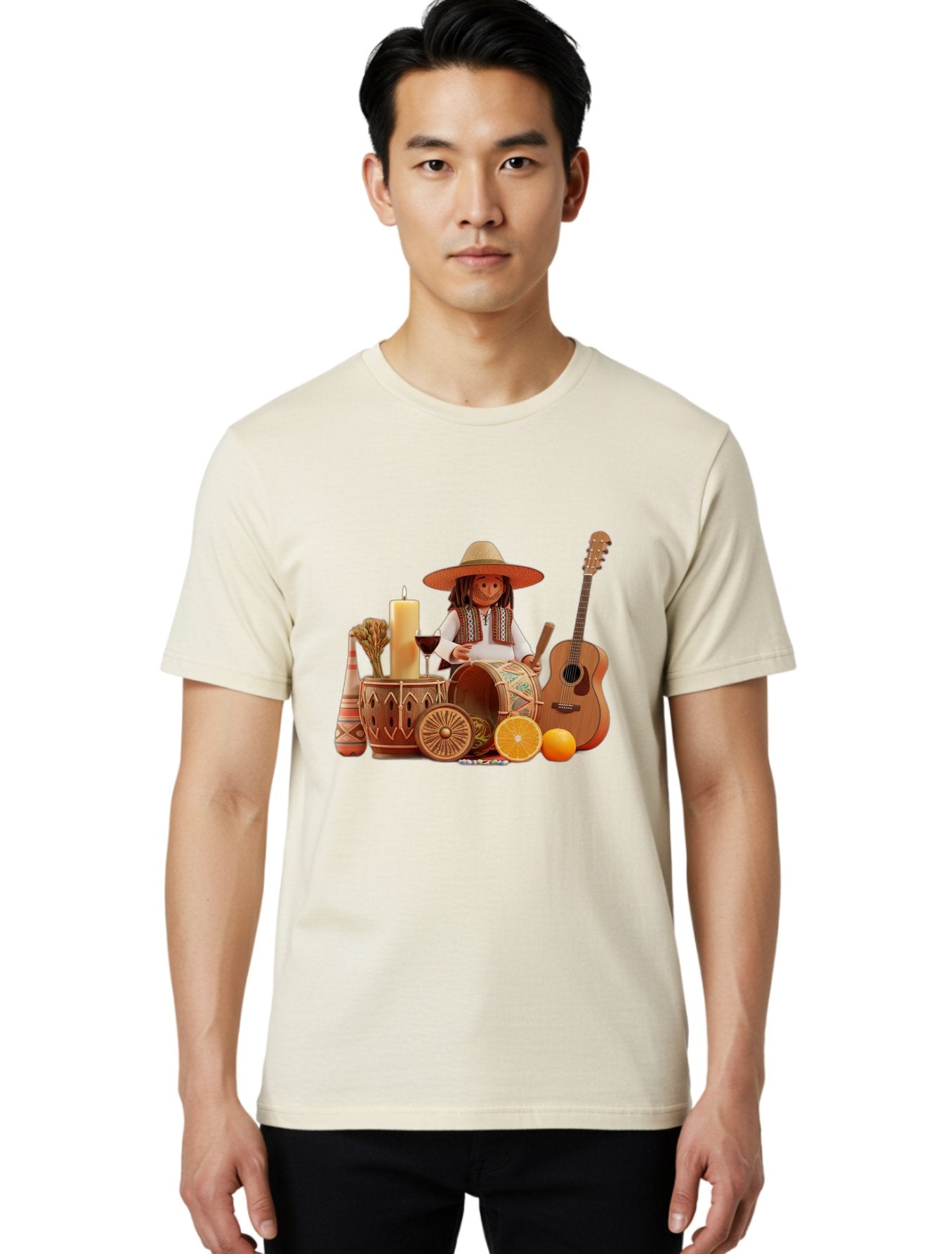 Dia-De-Los-Muertos Men'S Graphic Tee, 100% Cotton, Comfortable Casual Summer Wear, Machine Washable, Vintage Camera, Old Camera, Antique Camera, Black Camera, Classic Photography, Photography Equipment, Nostalgic Device, Film Camera, Bam256 27