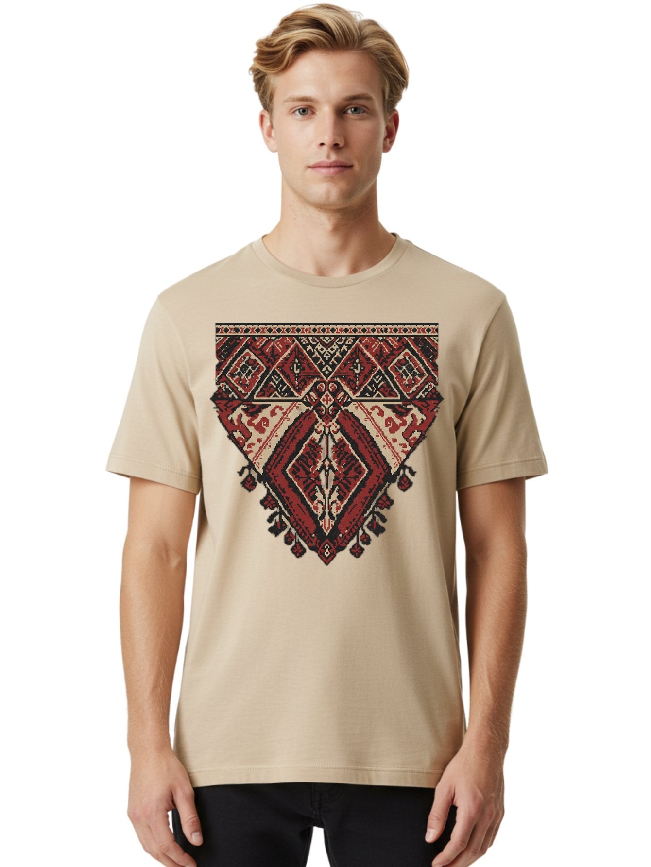Diamond-Patterned-Rug Men'S Graphic Tee, 100% Cotton, Comfortable Casual Summer Wear, Machine Washable, Vintage Camera, Old Camera, Antique Camera, Black Camera, Classic Photography, Photography Equipment, Nostalgic Device, Film Camera, Bam259 23