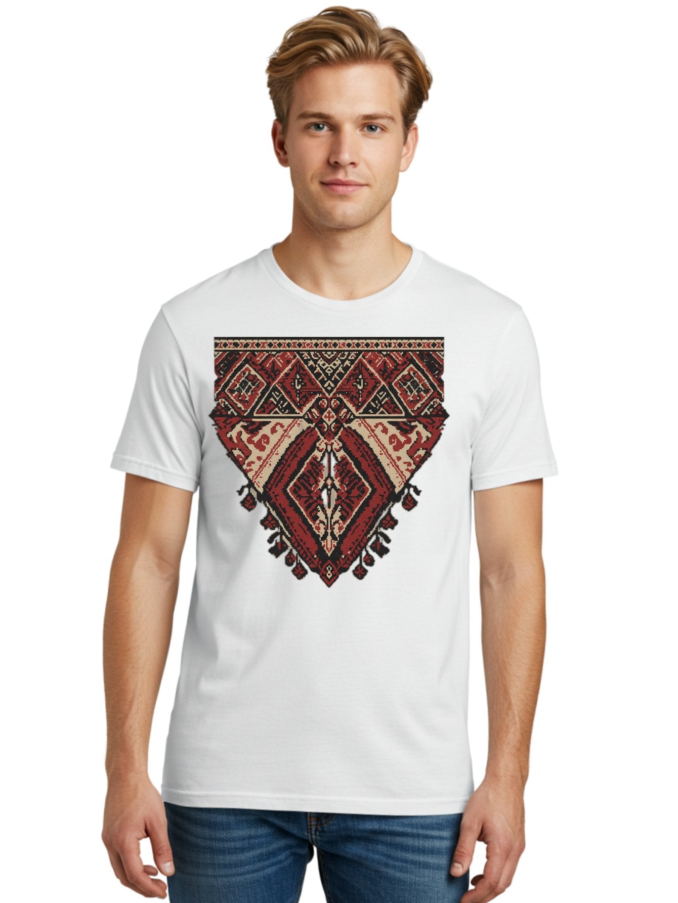 Diamond-Patterned-Rug Men'S Graphic Tee, 100% Cotton, Comfortable Casual Summer Wear, Machine Washable, Vintage Camera, Old Camera, Antique Camera, Black Camera, Classic Photography, Photography Equipment, Nostalgic Device, Film Camera, Bam259 26