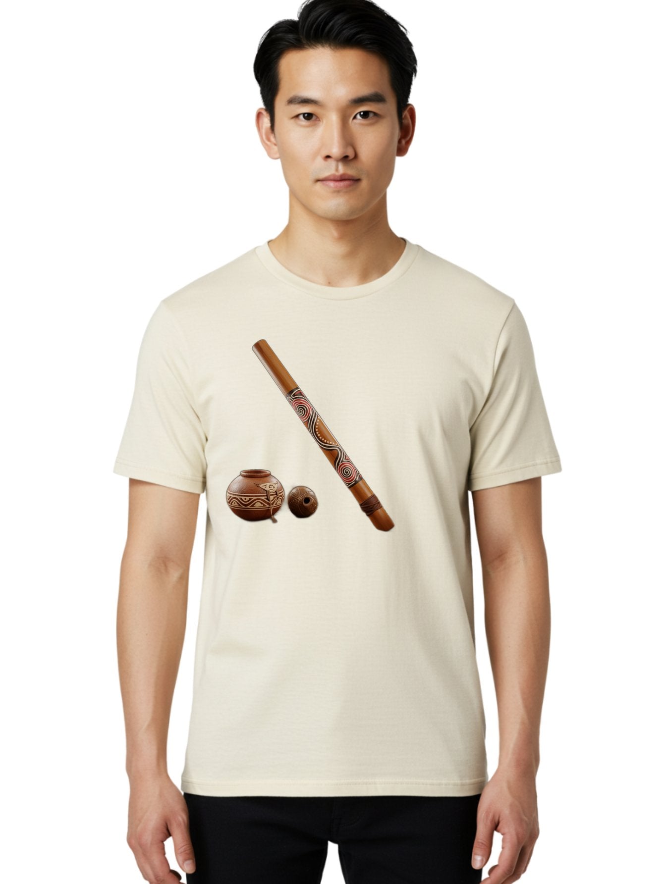 Didgeridoo Men'S Graphic Tee, 100% Cotton, Comfortable Casual Summer Wear, Machine Washable, Vintage Camera, Old Camera, Antique Camera, Black Camera, Classic Photography, Photography Equipment, Nostalgic Device, Film Camera, Camera Art Bam260 21