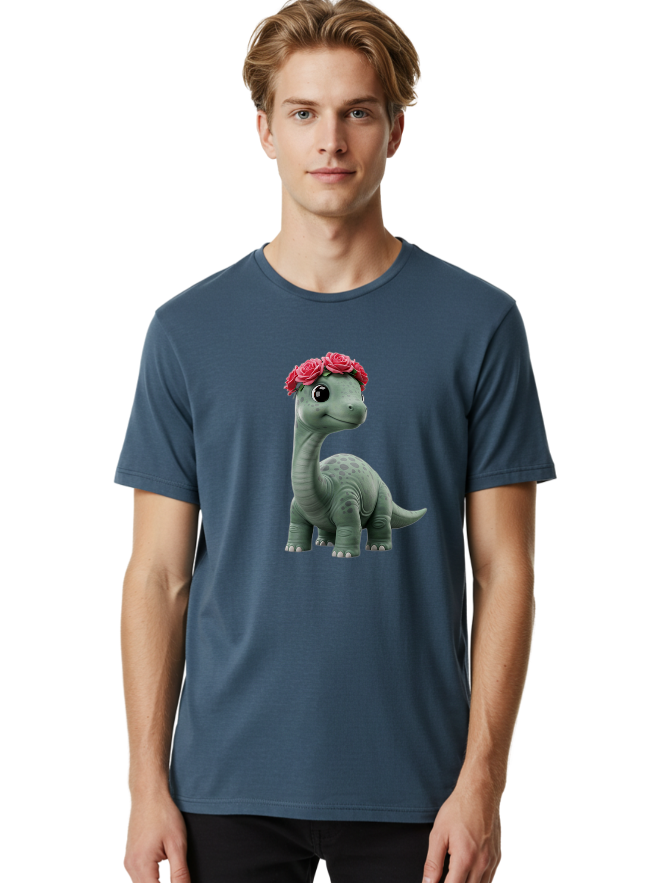 Dino-With-Flowers-Crown Men'S Graphic Tee, 100% Cotton, Comfortable Casual Summer Wear, Machine Washable, Vintage Camera, Old Camera, Antique Camera, Black Camera, Classic Photography, Photography Equipment, Nostalgic Device, Film Camera, Bam262 20