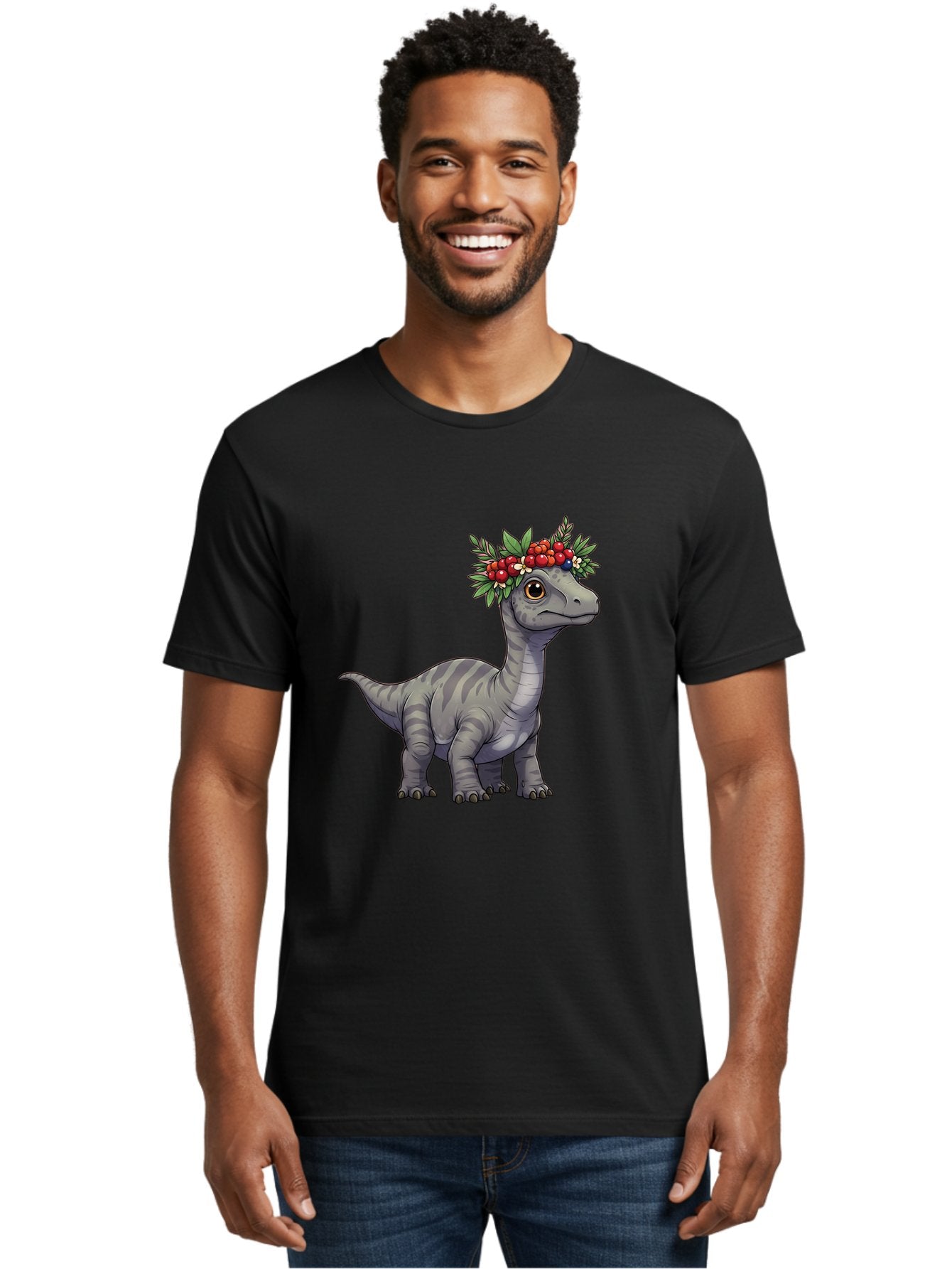 Dinosaur-With-Flower-Crown-1 Men'S Graphic Tee, 100% Cotton, Comfortable Casual Summer Wear, Machine Washable, Vintage Camera, Old Camera, Antique Camera, Black Camera, Classic Photography, Photography Equipment, Nostalgic Device, Film Camera, Bam267 29