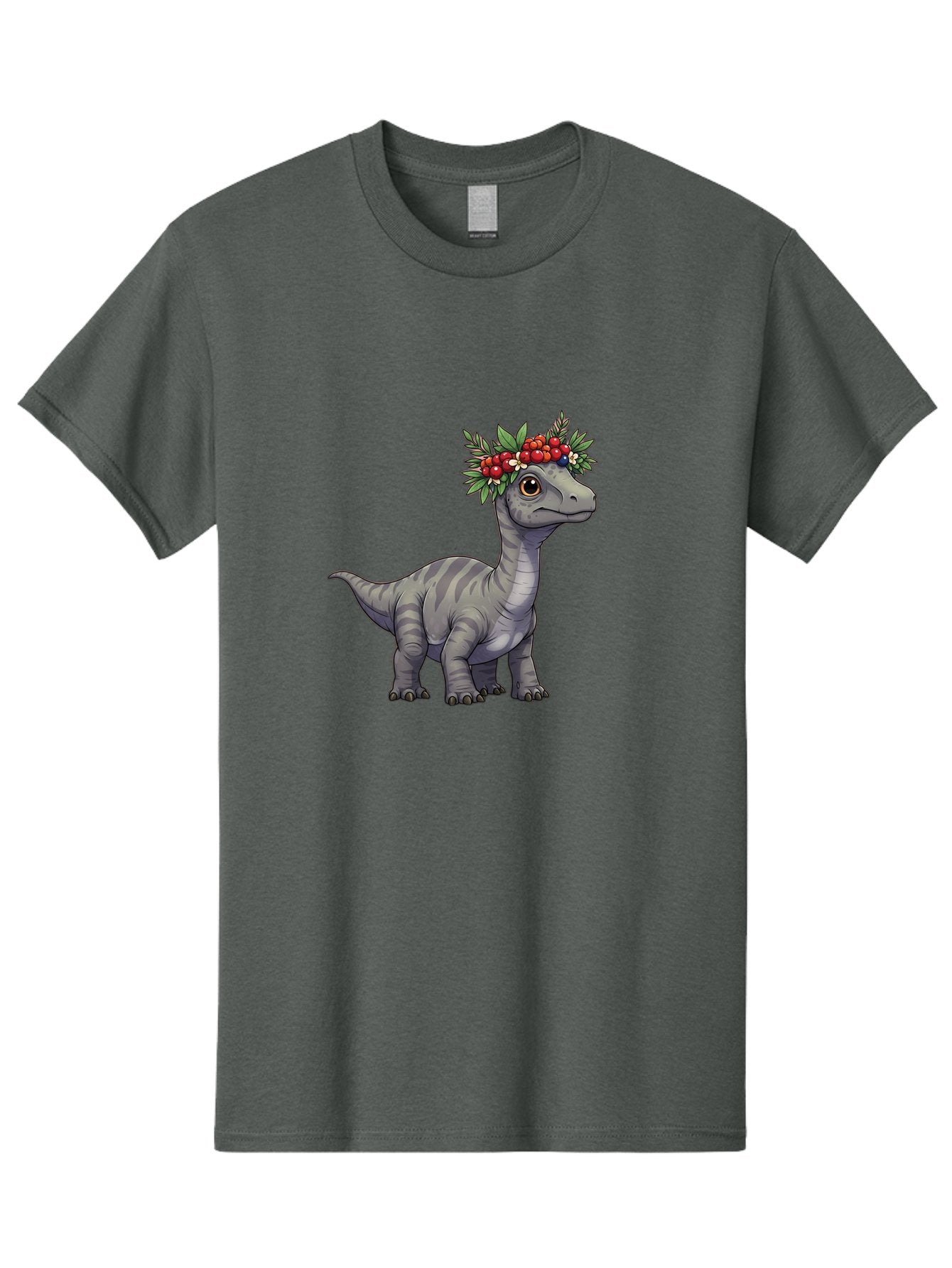 Dinosaur-With-Flower-Crown-1 Men'S Graphic Tee, 100% Cotton, Comfortable Casual Summer Wear, Machine Washable, Vintage Camera, Old Camera, Antique Camera, Black Camera, Classic Photography, Photography Equipment, Nostalgic Device, Film Camera, Bam267 15