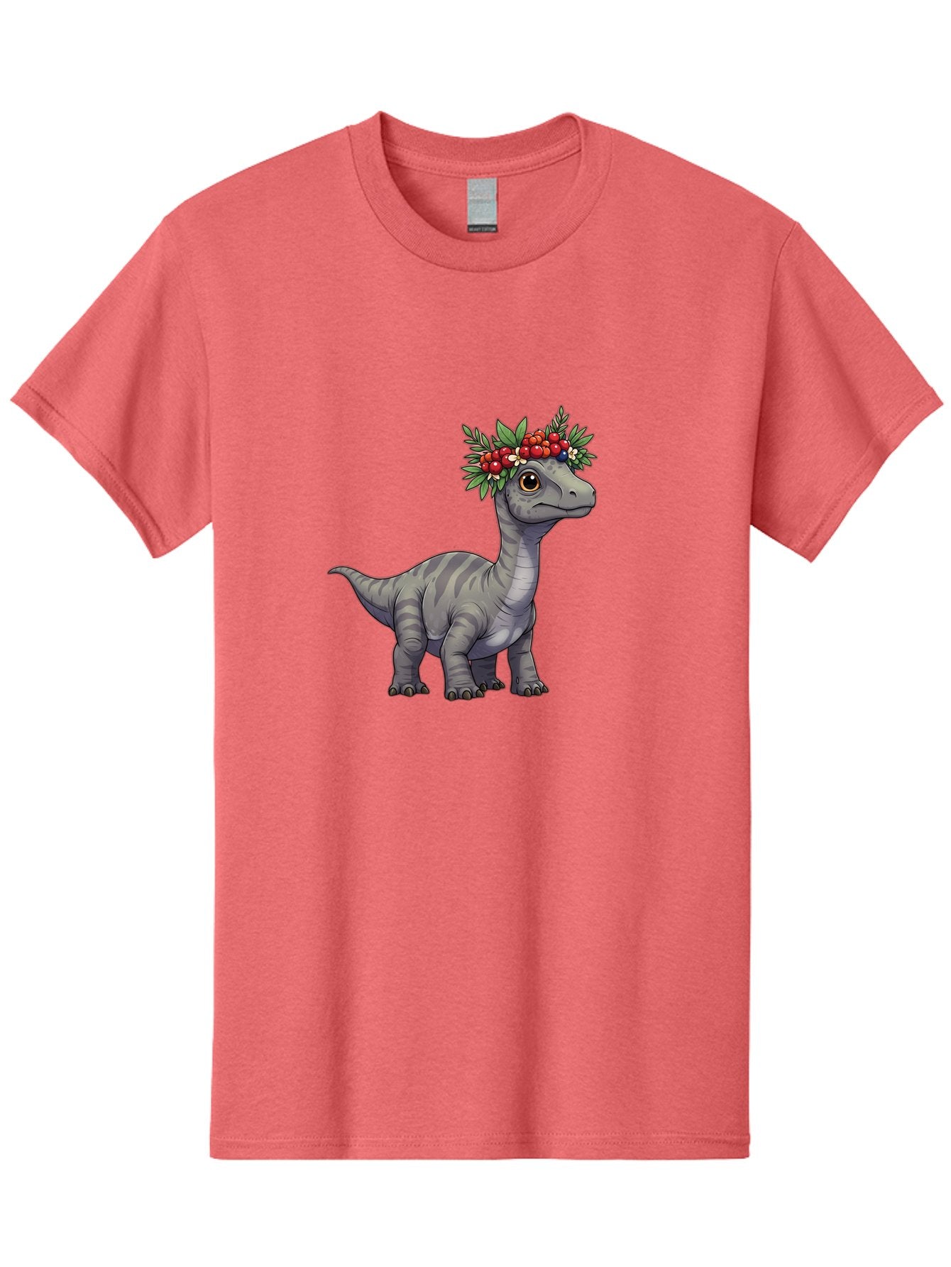 Dinosaur-With-Flower-Crown-1 Men'S Graphic Tee, 100% Cotton, Comfortable Casual Summer Wear, Machine Washable, Vintage Camera, Old Camera, Antique Camera, Black Camera, Classic Photography, Photography Equipment, Nostalgic Device, Film Camera, Bam267 3