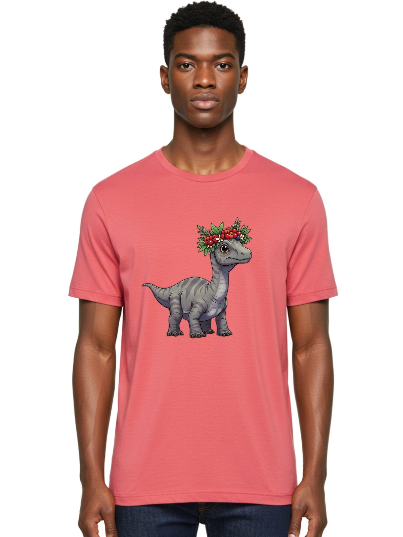 Dinosaur-With-Flower-Crown-1 Men'S Graphic Tee, 100% Cotton, Comfortable Casual Summer Wear, Machine Washable, Vintage Camera, Old Camera, Antique Camera, Black Camera, Classic Photography, Photography Equipment, Nostalgic Device, Film Camera, Bam267 22