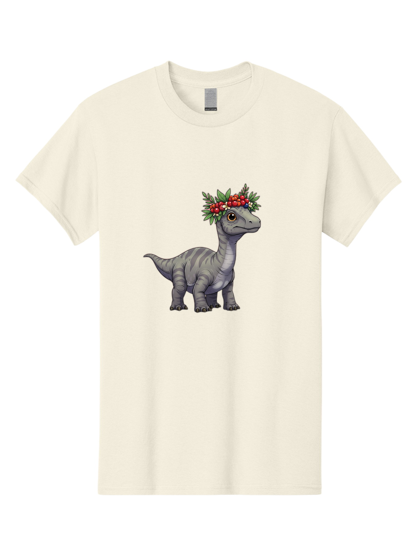 Dinosaur-With-Flower-Crown-1 Men'S Graphic Tee, 100% Cotton, Comfortable Casual Summer Wear, Machine Washable, Vintage Camera, Old Camera, Antique Camera, Black Camera, Classic Photography, Photography Equipment, Nostalgic Device, Film Camera, Bam267 5