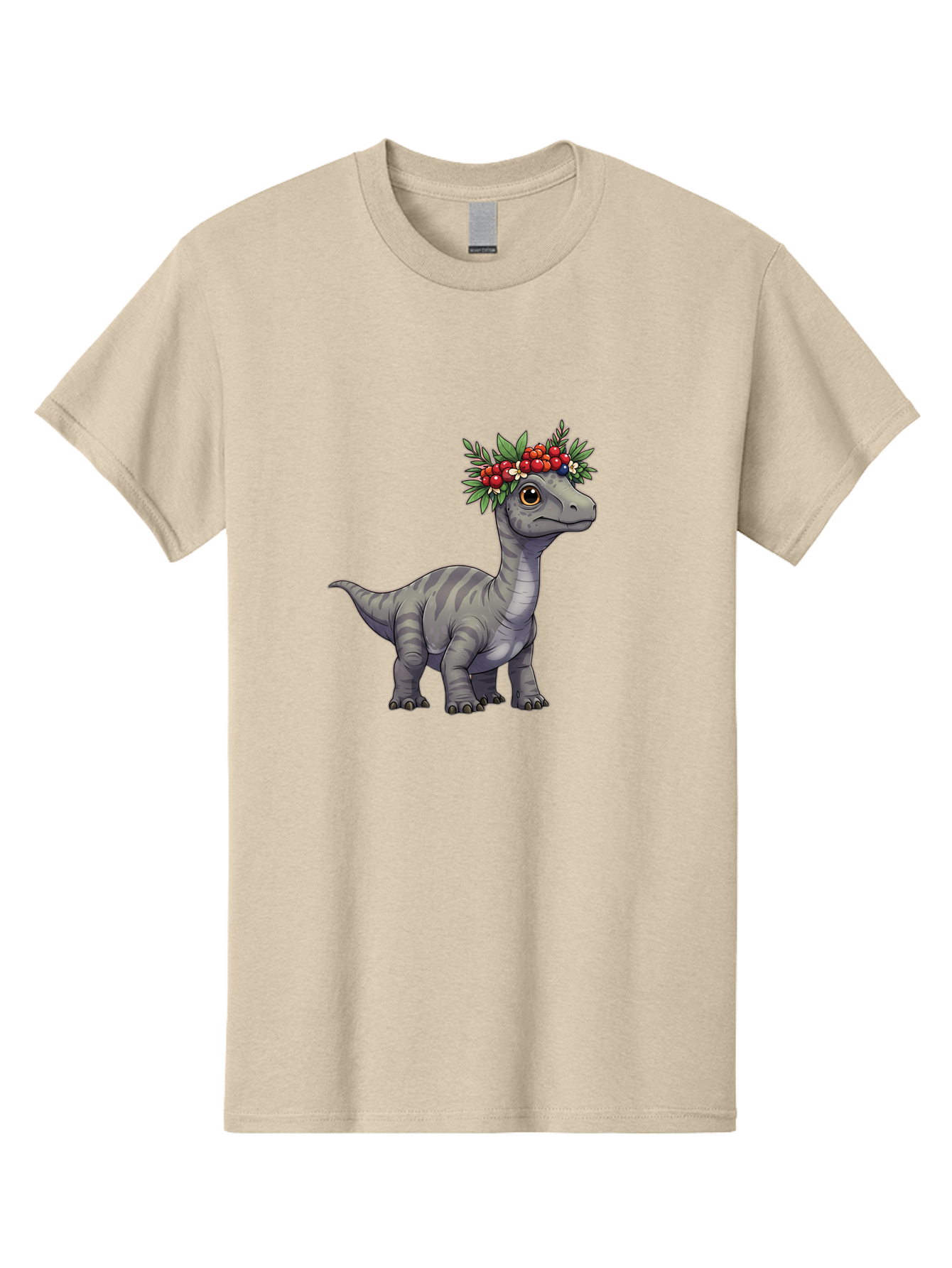 Dinosaur-With-Flower-Crown-1 Men'S Graphic Tee, 100% Cotton, Comfortable Casual Summer Wear, Machine Washable, Vintage Camera, Old Camera, Antique Camera, Black Camera, Classic Photography, Photography Equipment, Nostalgic Device, Film Camera, Bam267 7