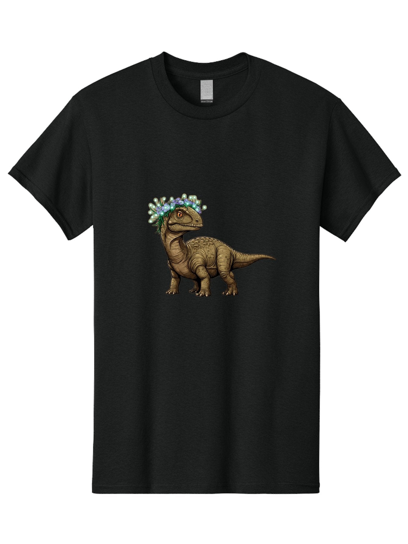 Dinosaur-With-Flower-Crown-2 Men'S Graphic Tee, 100% Cotton, Comfortable Casual Summer Wear, Machine Washable, Vintage Camera, Old Camera, Antique Camera, Black Camera, Classic Photography, Photography Equipment, Nostalgic Device, Film Camera, Bam268 9