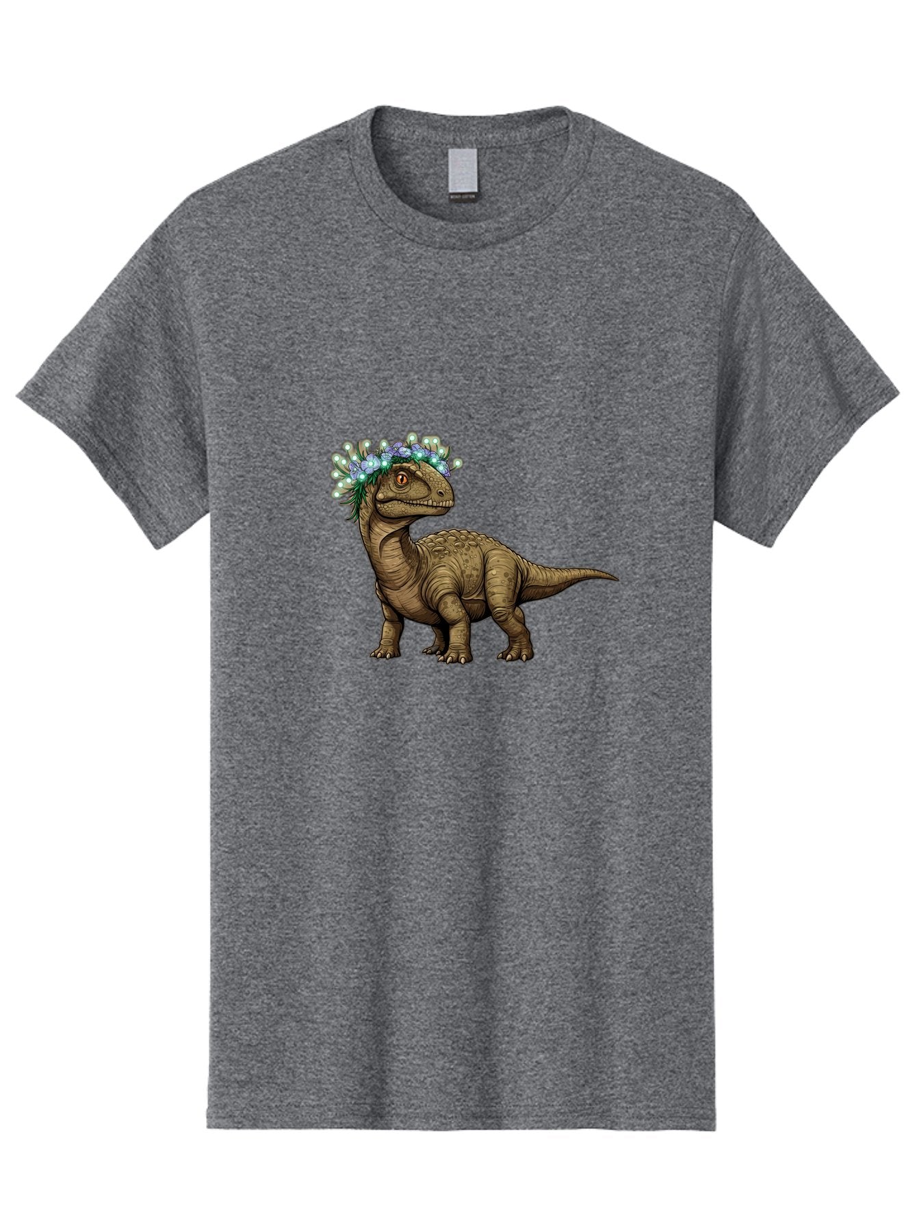 Dinosaur-With-Flower-Crown-2 Men'S Graphic Tee, 100% Cotton, Comfortable Casual Summer Wear, Machine Washable, Vintage Camera, Old Camera, Antique Camera, Black Camera, Classic Photography, Photography Equipment, Nostalgic Device, Film Camera, Bam268 8