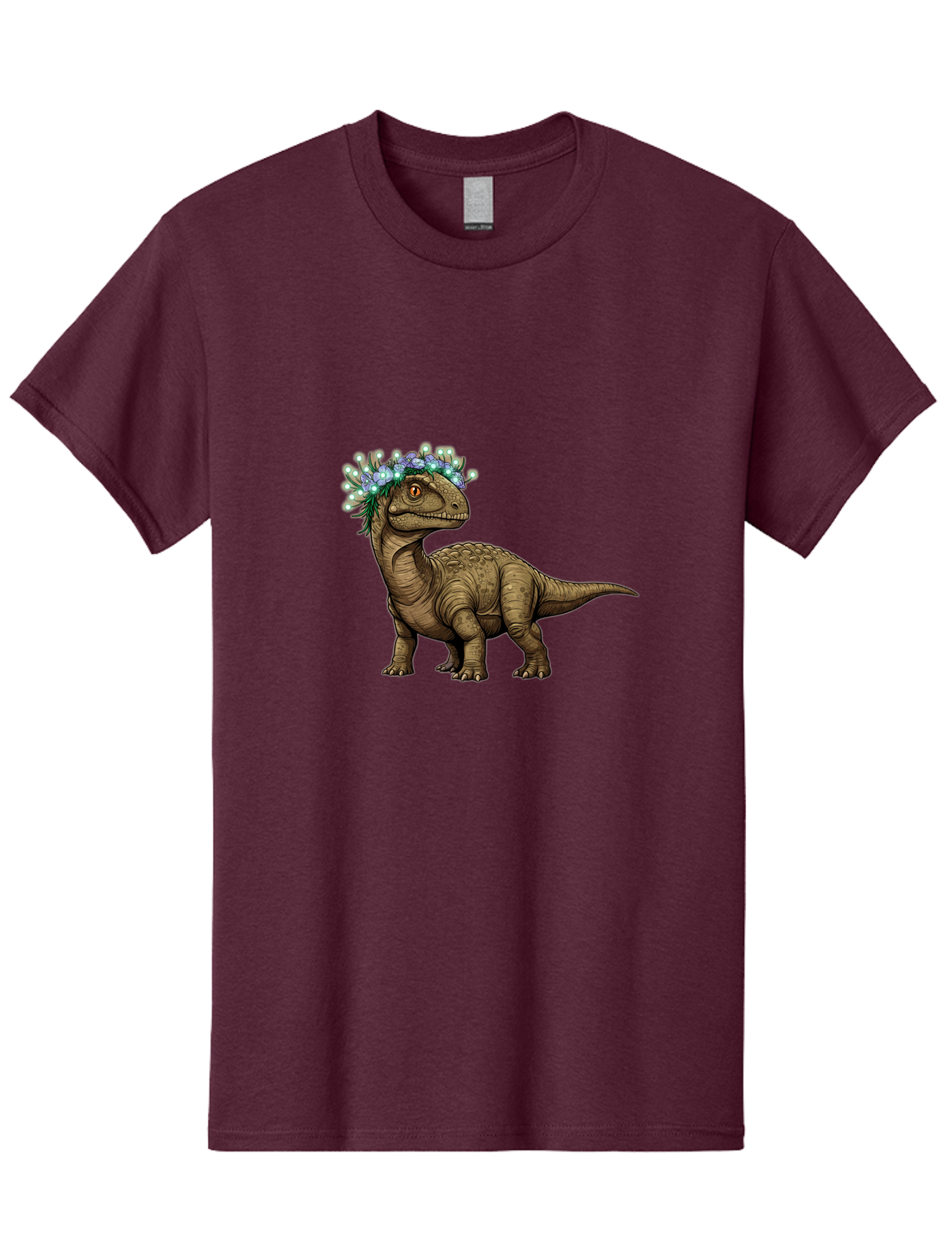 Dinosaur-With-Flower-Crown-2 Men'S Graphic Tee, 100% Cotton, Comfortable Casual Summer Wear, Machine Washable, Vintage Camera, Old Camera, Antique Camera, Black Camera, Classic Photography, Photography Equipment, Nostalgic Device, Film Camera, Bam268