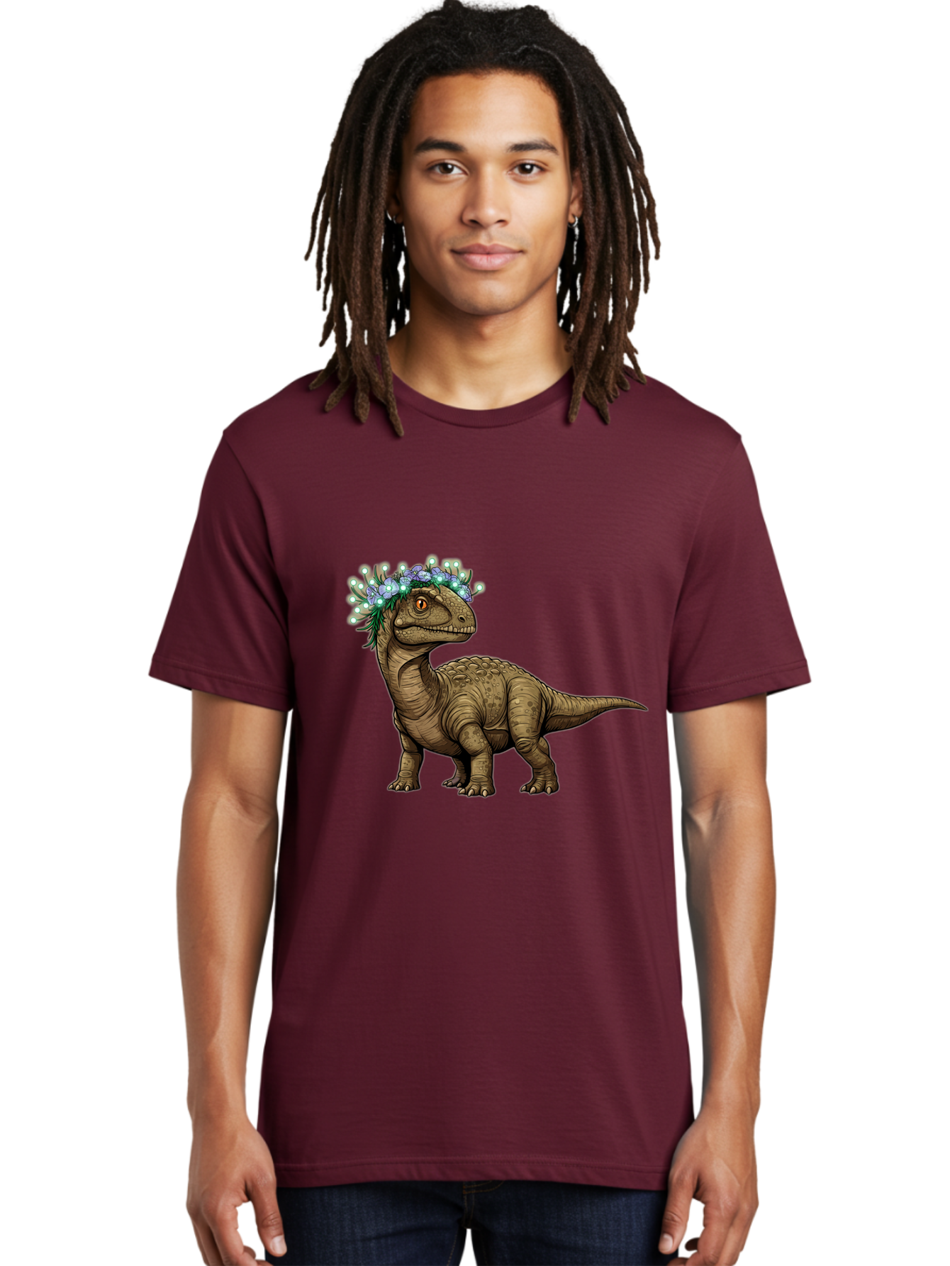 Dinosaur-With-Flower-Crown-2 Men'S Graphic Tee, 100% Cotton, Comfortable Casual Summer Wear, Machine Washable, Vintage Camera, Old Camera, Antique Camera, Black Camera, Classic Photography, Photography Equipment, Nostalgic Device, Film Camera, Bam268 17