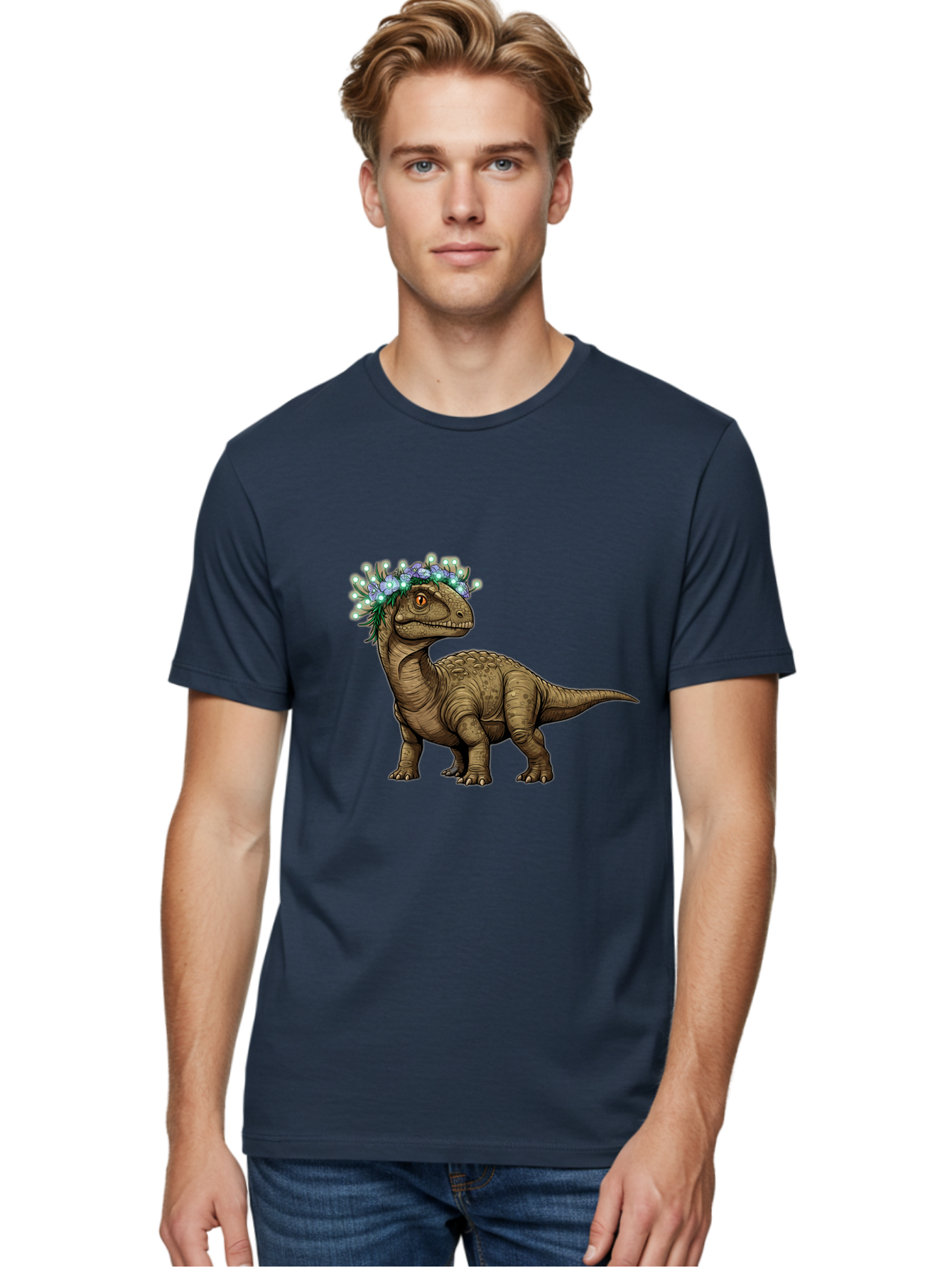 Dinosaur-With-Flower-Crown-2 Men'S Graphic Tee, 100% Cotton, Comfortable Casual Summer Wear, Machine Washable, Vintage Camera, Old Camera, Antique Camera, Black Camera, Classic Photography, Photography Equipment, Nostalgic Device, Film Camera, Bam268 28
