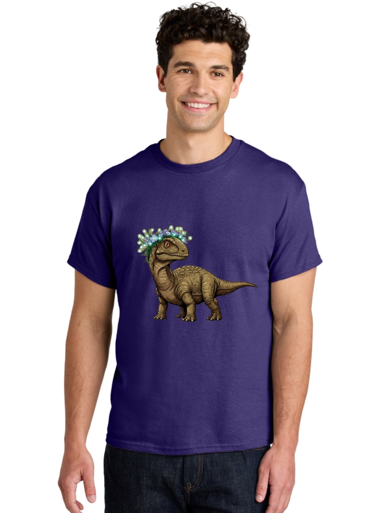 Dinosaur-With-Flower-Crown-2 Men'S Graphic Tee, 100% Cotton, Comfortable Casual Summer Wear, Machine Washable, Vintage Camera, Old Camera, Antique Camera, Black Camera, Classic Photography, Photography Equipment, Nostalgic Device, Film Camera, Bam268 17