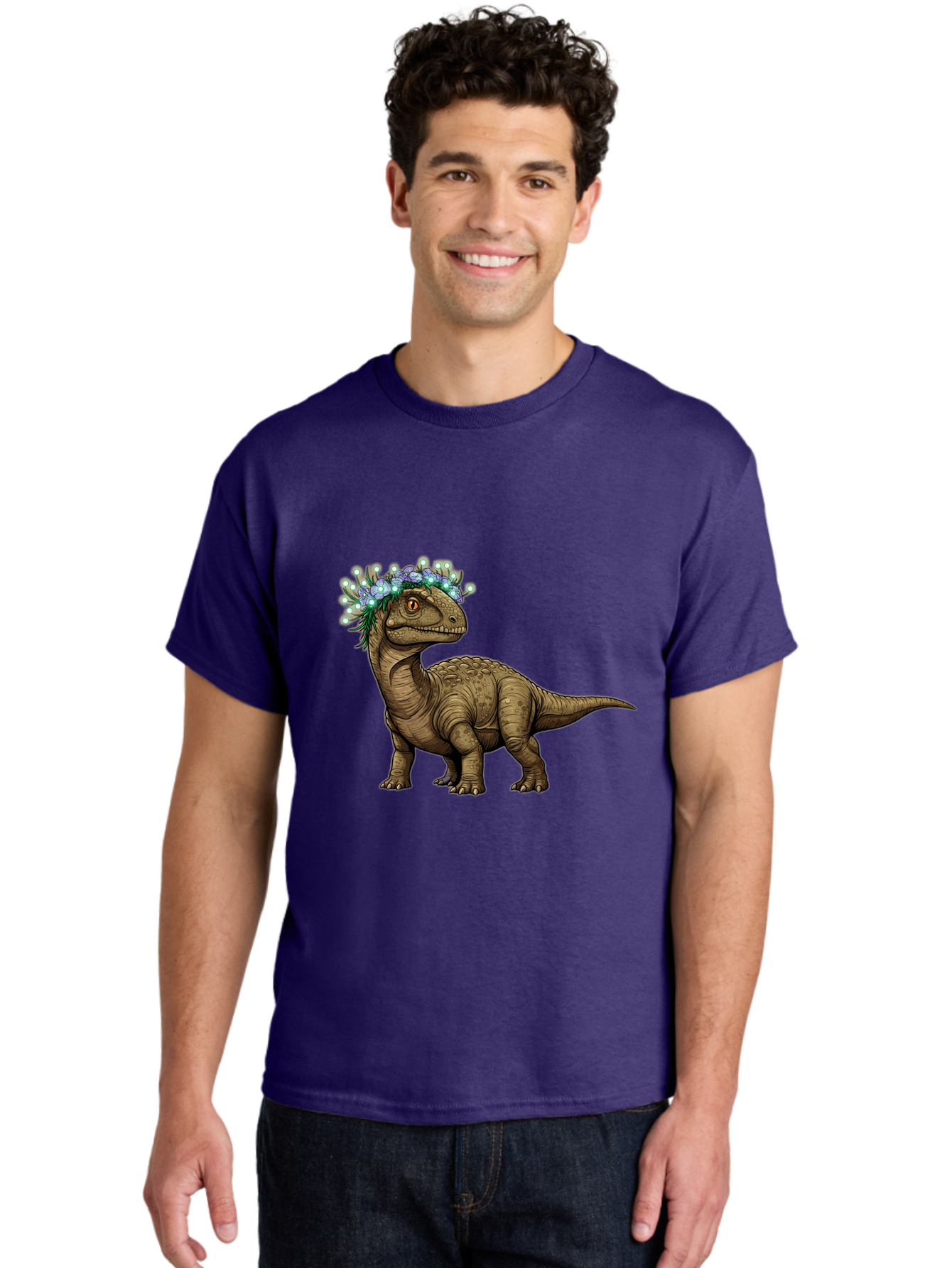 Dinosaur-With-Flower-Crown-2 Men'S Graphic Tee, 100% Cotton, Comfortable Casual Summer Wear, Machine Washable, Vintage Camera, Old Camera, Antique Camera, Black Camera, Classic Photography, Photography Equipment, Nostalgic Device, Film Camera, Bam268 29