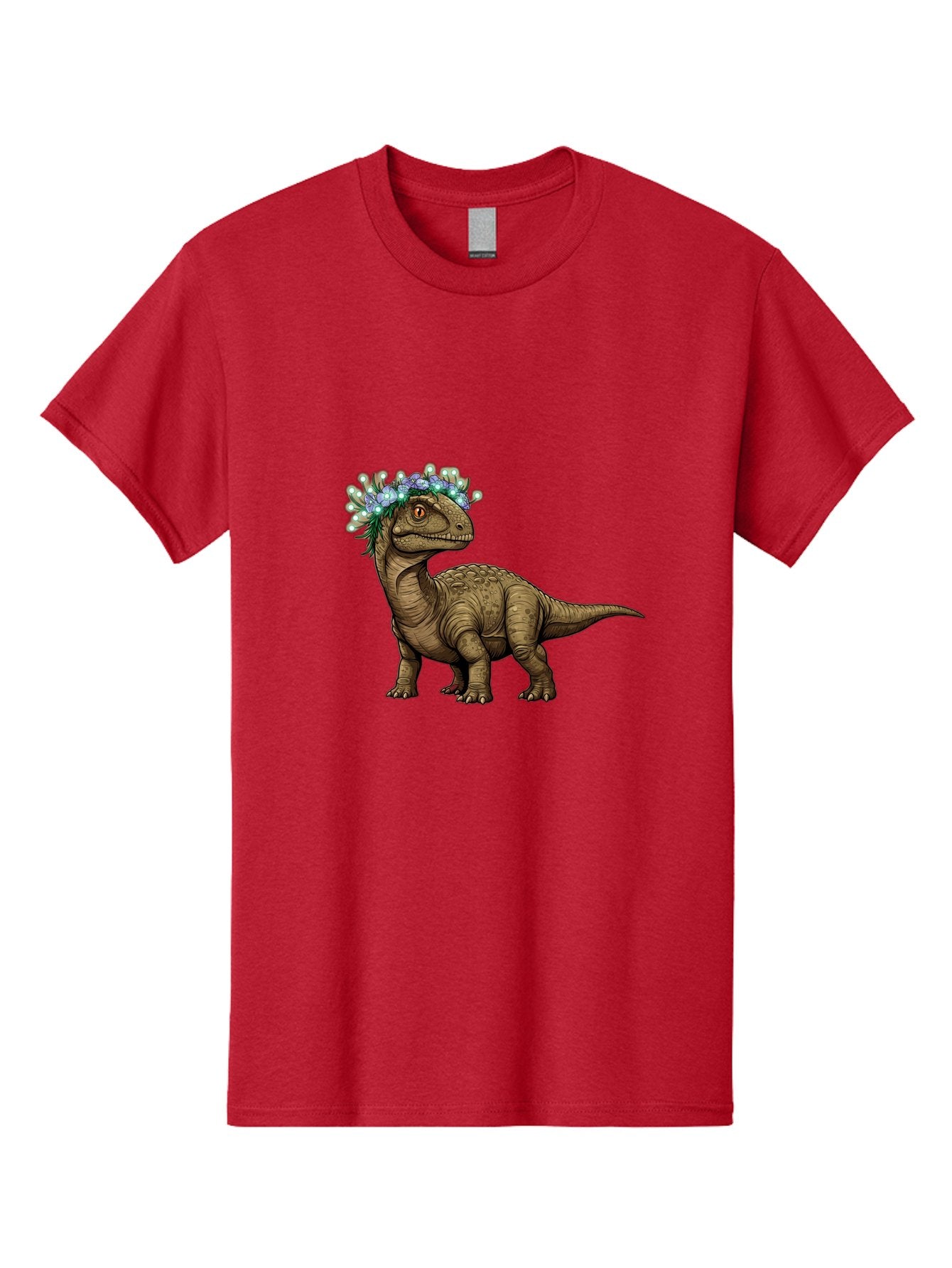Dinosaur-With-Flower-Crown-2 Men'S Graphic Tee, 100% Cotton, Comfortable Casual Summer Wear, Machine Washable, Vintage Camera, Old Camera, Antique Camera, Black Camera, Classic Photography, Photography Equipment, Nostalgic Device, Film Camera, Bam268