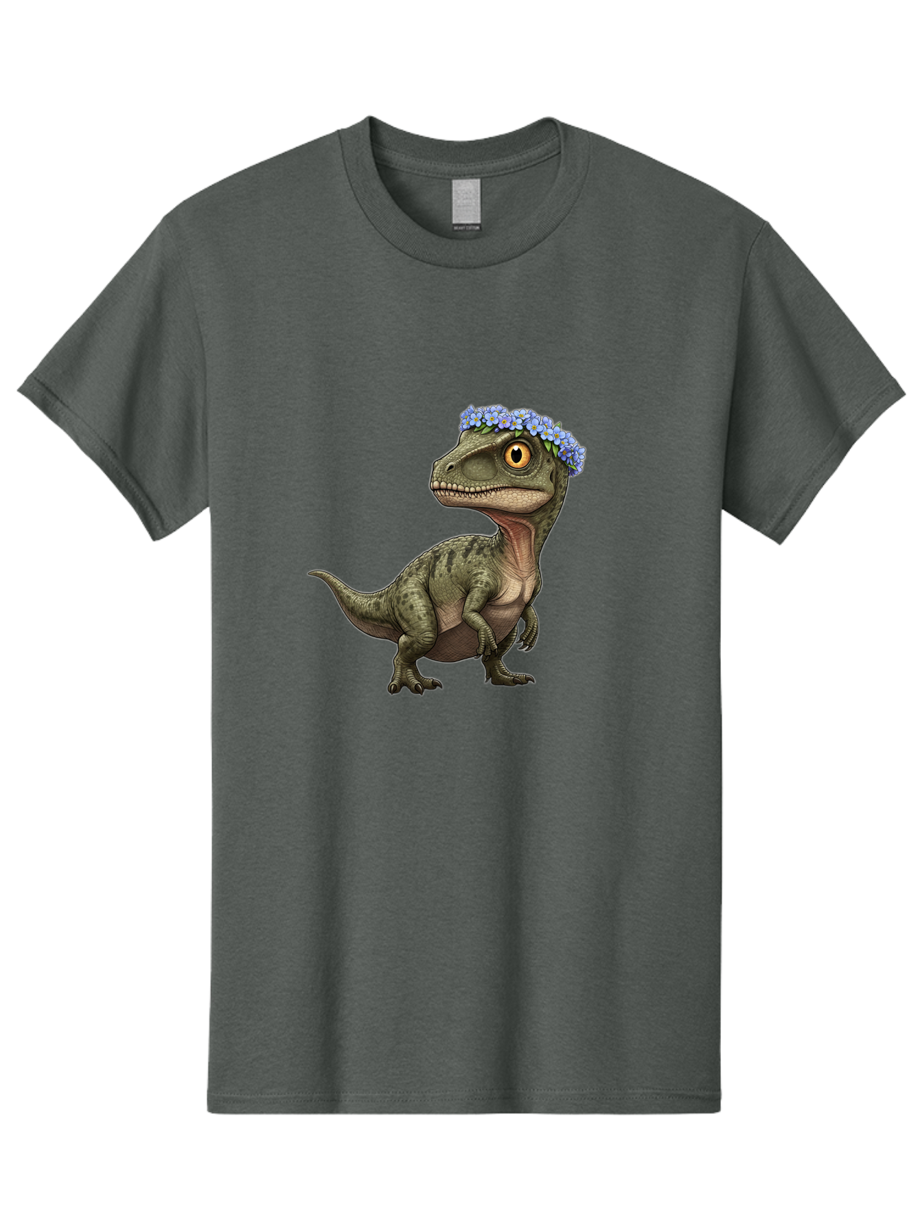 Dinosaur-With-Flower-Crown Men'S Graphic Tee, 100% Cotton, Comfortable Casual Summer Wear, Machine Washable, Vintage Camera, Old Camera, Antique Camera, Black Camera, Classic Photography, Photography Equipment, Nostalgic Device, Film Camera, Bam269 7