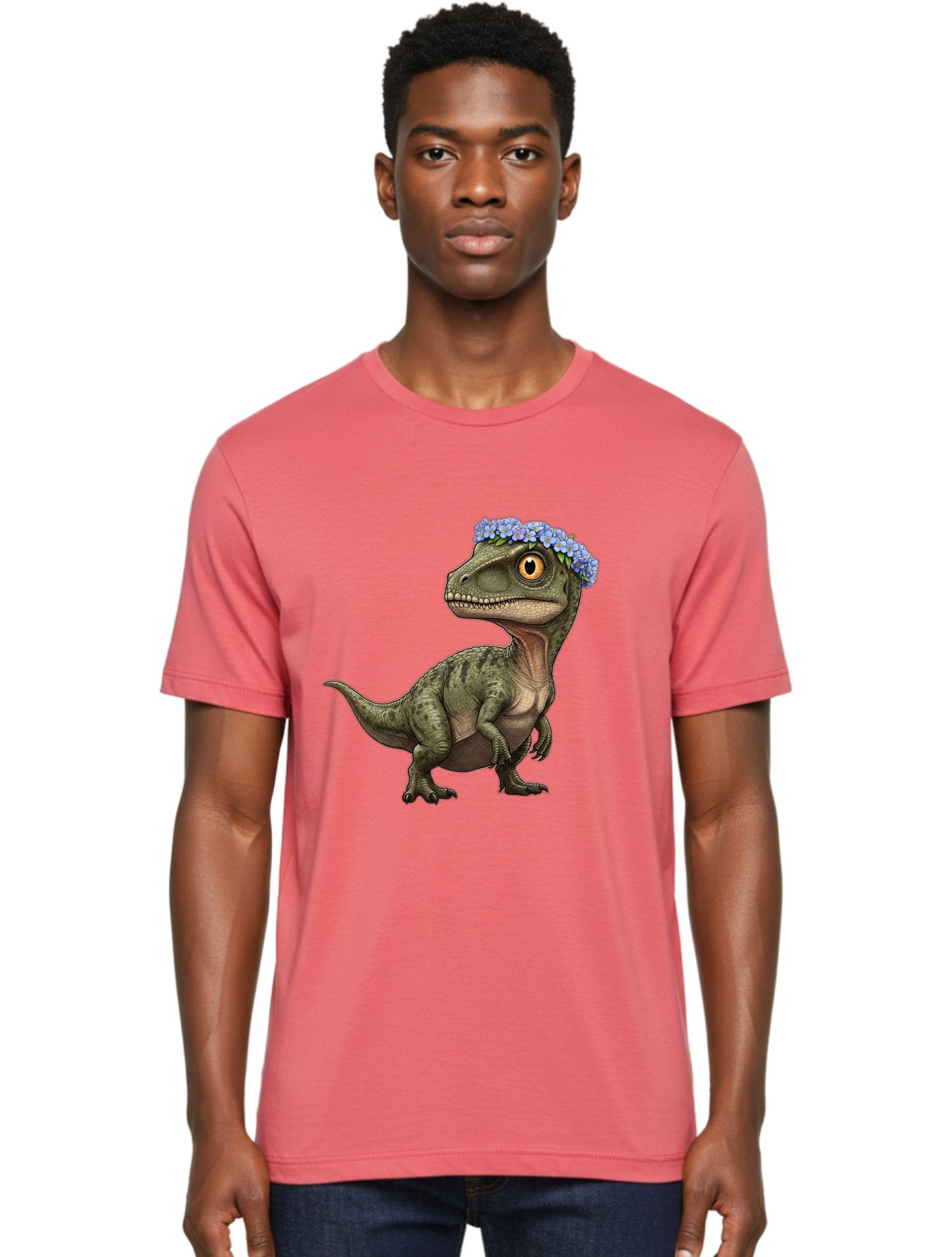 Dinosaur-With-Flower-Crown Men'S Graphic Tee, 100% Cotton, Comfortable Casual Summer Wear, Machine Washable, Vintage Camera, Old Camera, Antique Camera, Black Camera, Classic Photography, Photography Equipment, Nostalgic Device, Film Camera, Bam269 26