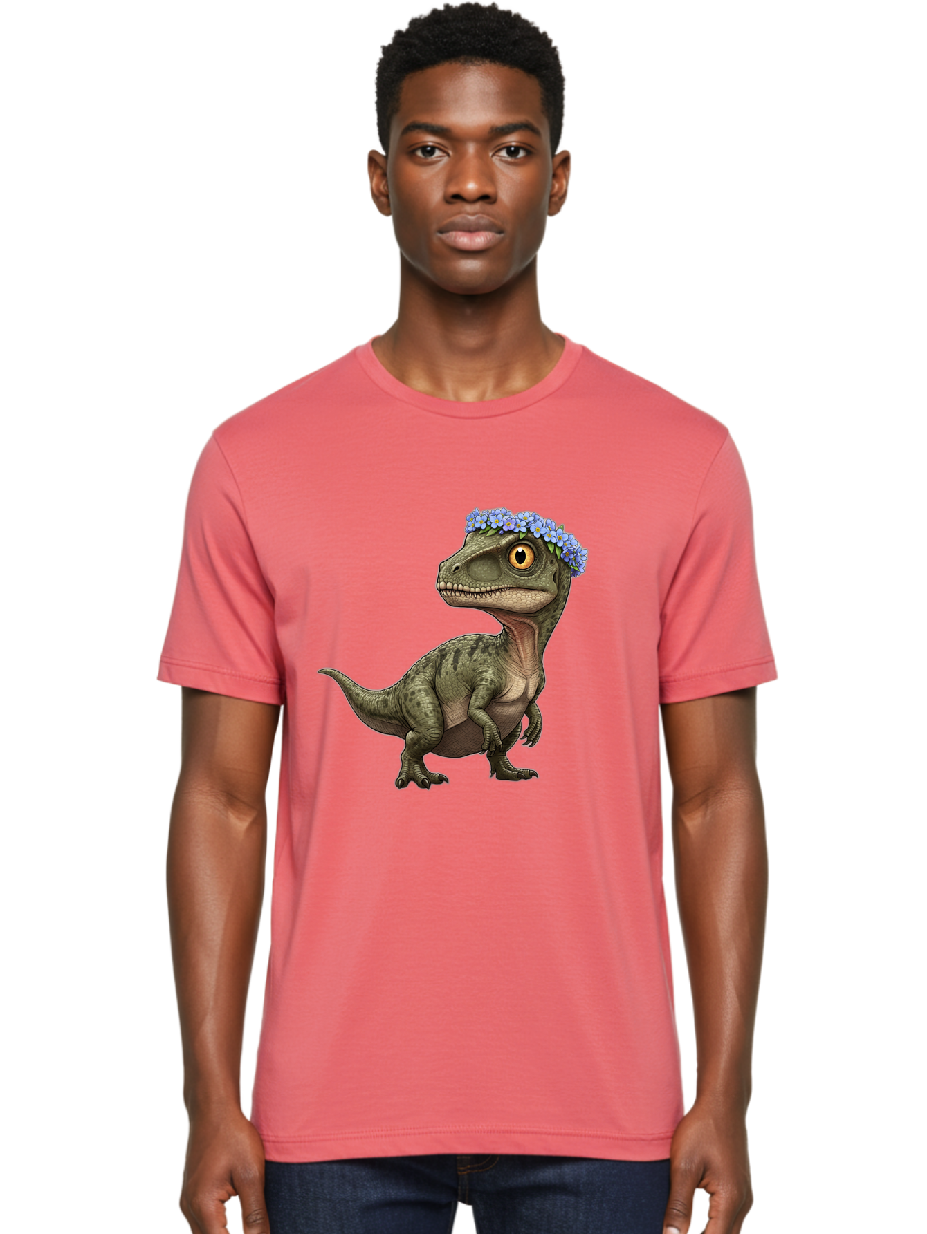 Dinosaur-With-Flower-Crown Men'S Graphic Tee, 100% Cotton, Comfortable Casual Summer Wear, Machine Washable, Vintage Camera, Old Camera, Antique Camera, Black Camera, Classic Photography, Photography Equipment, Nostalgic Device, Film Camera, Bam269 20