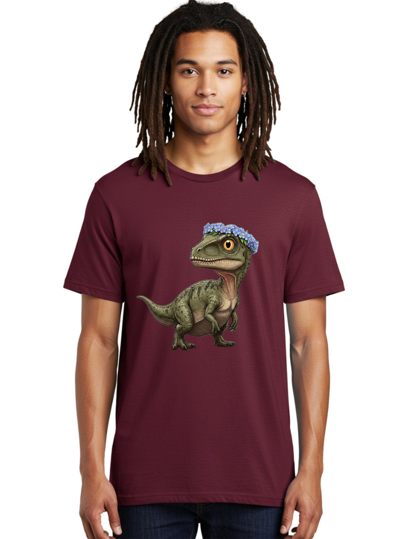 Dinosaur-With-Flower-Crown Men'S Graphic Tee, 100% Cotton, Comfortable Casual Summer Wear, Machine Washable, Vintage Camera, Old Camera, Antique Camera, Black Camera, Classic Photography, Photography Equipment, Nostalgic Device, Film Camera, Bam269 27