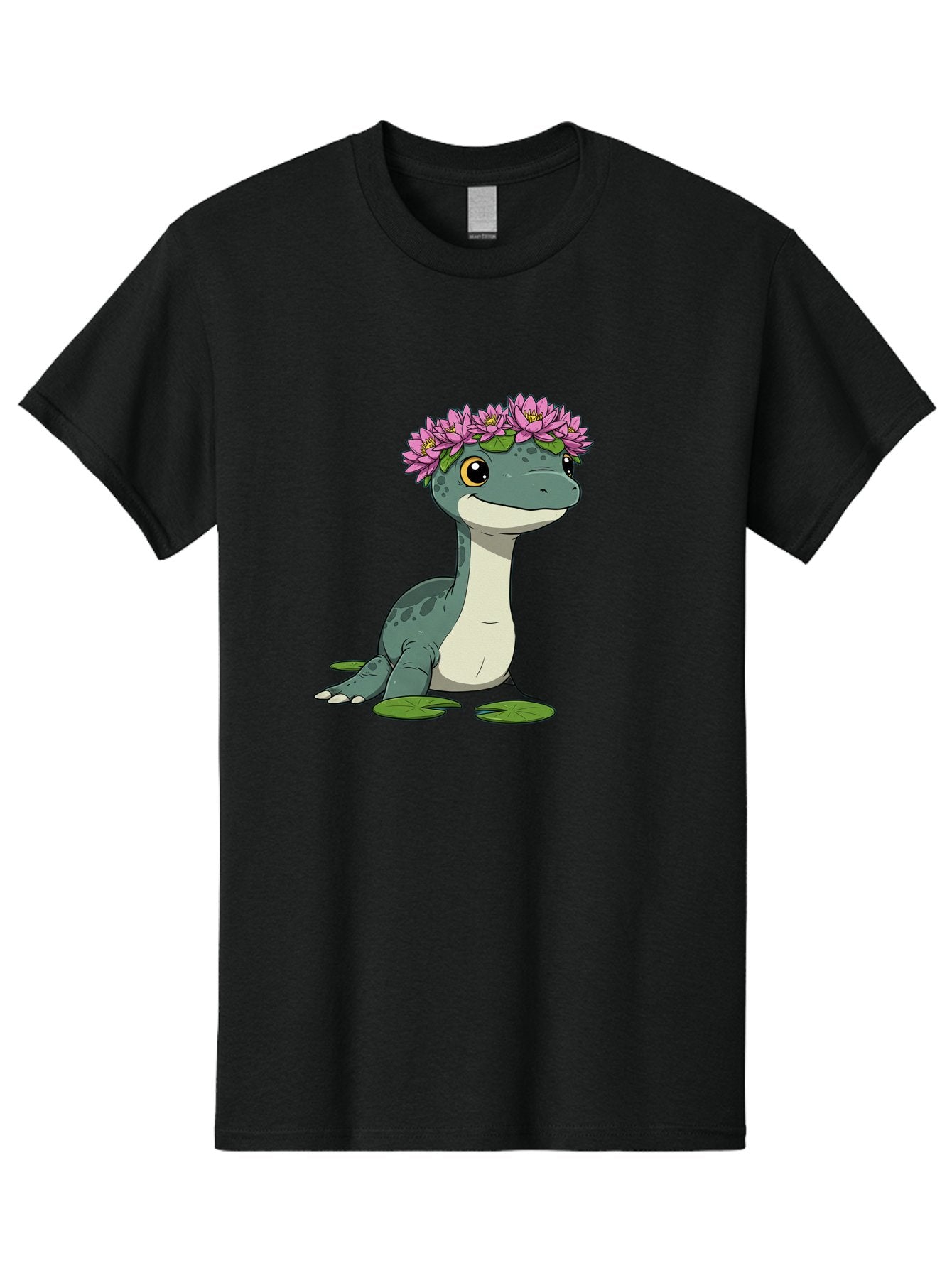 Dinosaur-With-Flower-Wreath Men'S Graphic Tee, 100% Cotton, Comfortable Casual Summer Wear, Machine Washable, Vintage Camera, Old Camera, Antique Camera, Black Camera, Classic Photography, Photography Equipment, Nostalgic Device, Film Camera, Bam270 3