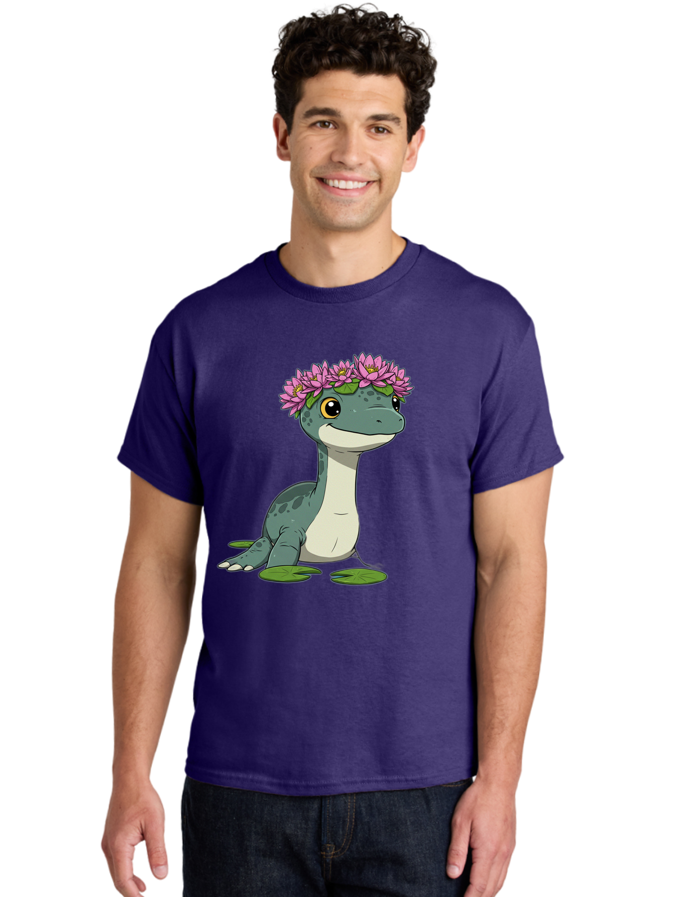 Dinosaur-With-Flower-Wreath Men'S Graphic Tee, 100% Cotton, Comfortable Casual Summer Wear, Machine Washable, Vintage Camera, Old Camera, Antique Camera, Black Camera, Classic Photography, Photography Equipment, Nostalgic Device, Film Camera, Bam270 17