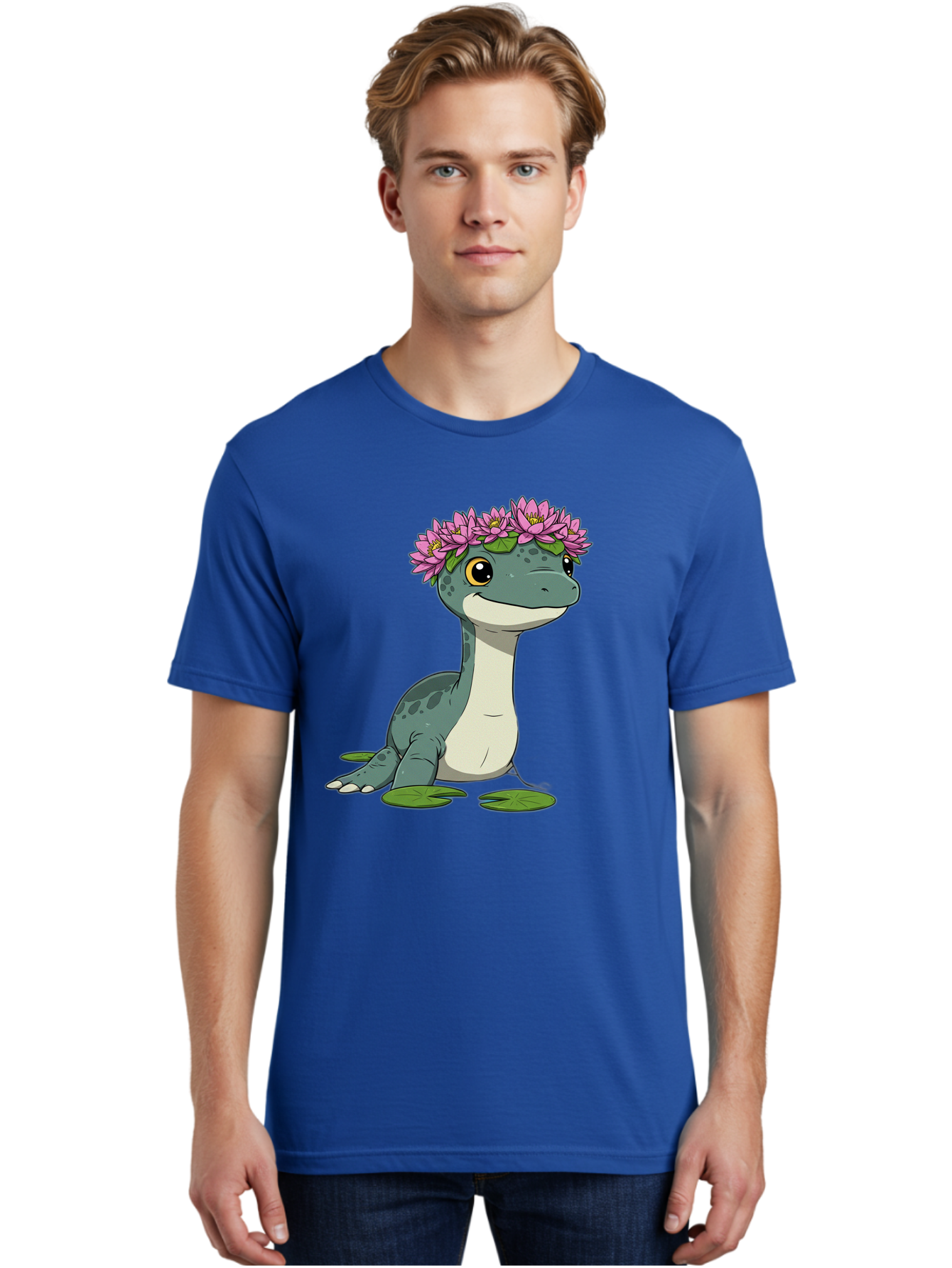 Dinosaur-With-Flower-Wreath Men'S Graphic Tee, 100% Cotton, Comfortable Casual Summer Wear, Machine Washable, Vintage Camera, Old Camera, Antique Camera, Black Camera, Classic Photography, Photography Equipment, Nostalgic Device, Film Camera, Bam270 23