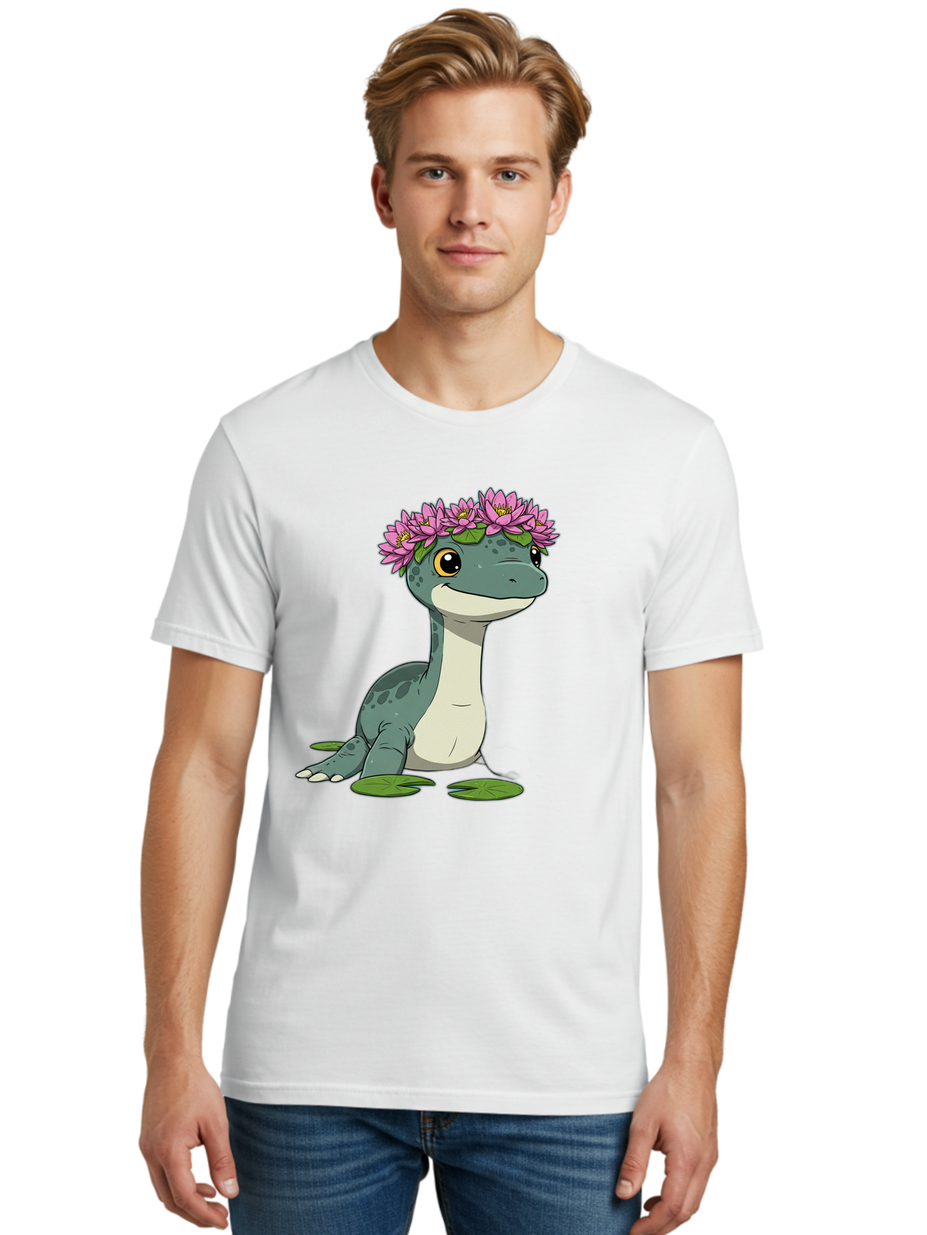Dinosaur-With-Flower-Wreath Men'S Graphic Tee, 100% Cotton, Comfortable Casual Summer Wear, Machine Washable, Vintage Camera, Old Camera, Antique Camera, Black Camera, Classic Photography, Photography Equipment, Nostalgic Device, Film Camera, Bam270 19