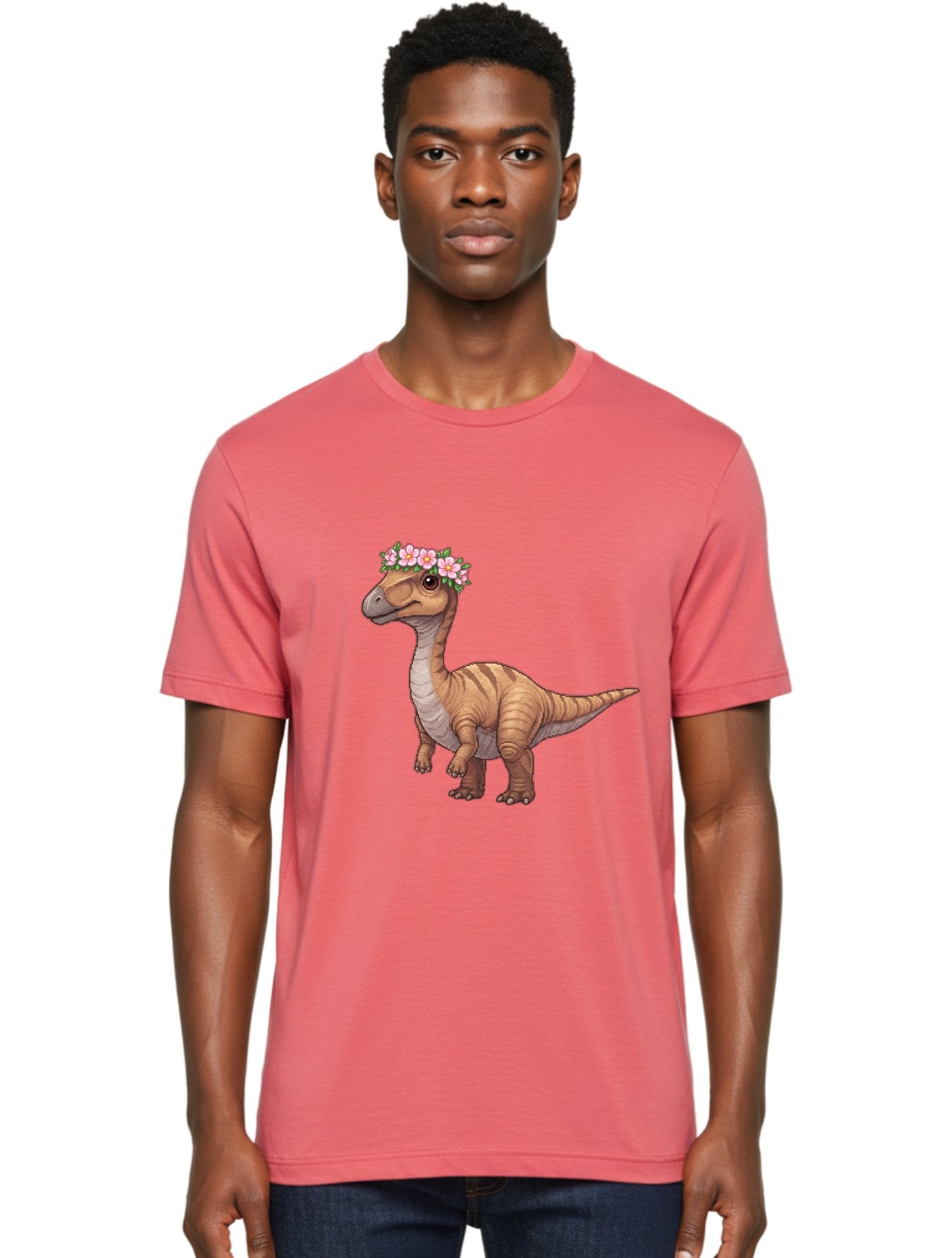 Dinosaur-With-Flowers Men'S Graphic Tee, 100% Cotton, Comfortable Casual Summer Wear, Machine Washable, Vintage Camera, Old Camera, Antique Camera, Black Camera, Classic Photography, Photography Equipment, Nostalgic Device, Film Camera, Bam271 17