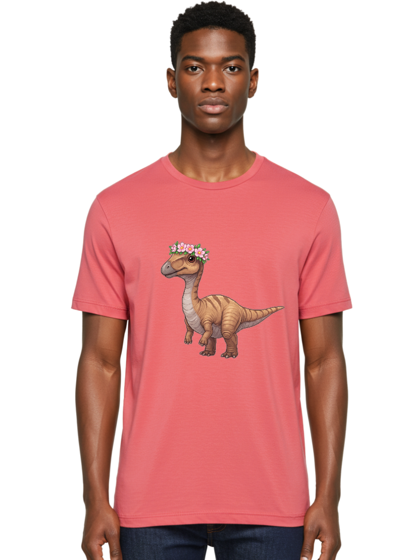 Dinosaur-With-Flowers Men'S Graphic Tee, 100% Cotton, Comfortable Casual Summer Wear, Machine Washable, Vintage Camera, Old Camera, Antique Camera, Black Camera, Classic Photography, Photography Equipment, Nostalgic Device, Film Camera, Bam271 29