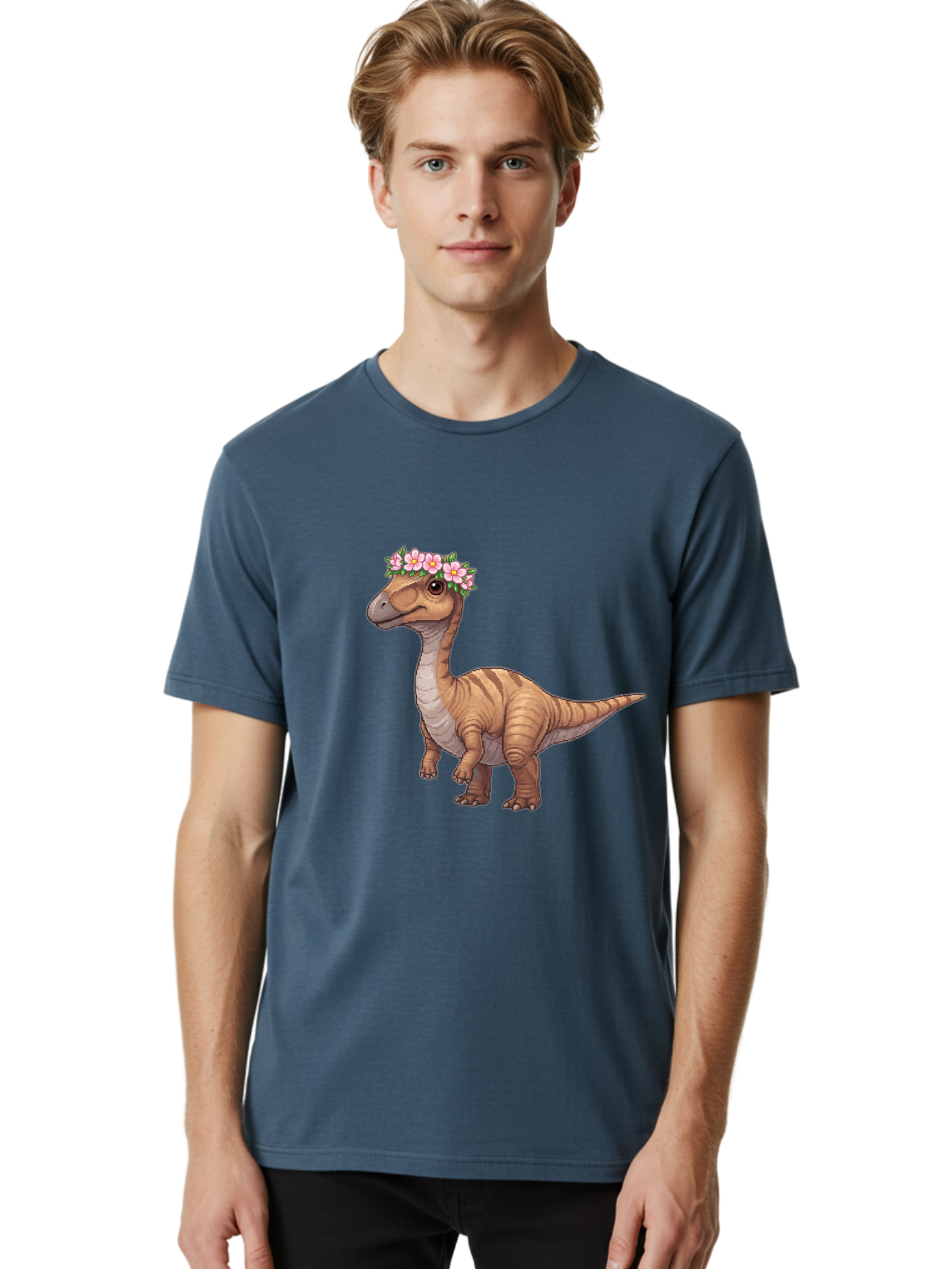 Dinosaur-With-Flowers Men'S Graphic Tee, 100% Cotton, Comfortable Casual Summer Wear, Machine Washable, Vintage Camera, Old Camera, Antique Camera, Black Camera, Classic Photography, Photography Equipment, Nostalgic Device, Film Camera, Bam271 16