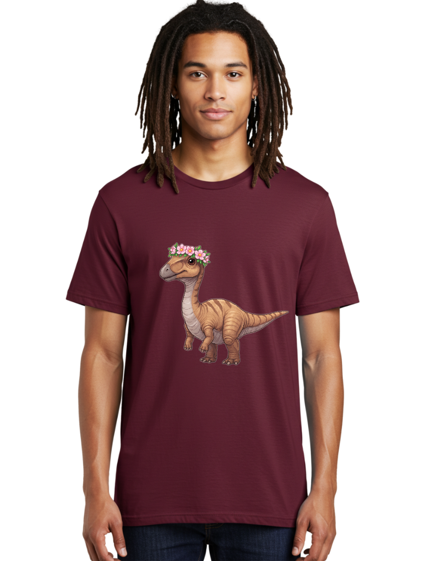 Dinosaur-With-Flowers Men'S Graphic Tee, 100% Cotton, Comfortable Casual Summer Wear, Machine Washable, Vintage Camera, Old Camera, Antique Camera, Black Camera, Classic Photography, Photography Equipment, Nostalgic Device, Film Camera, Bam271 23