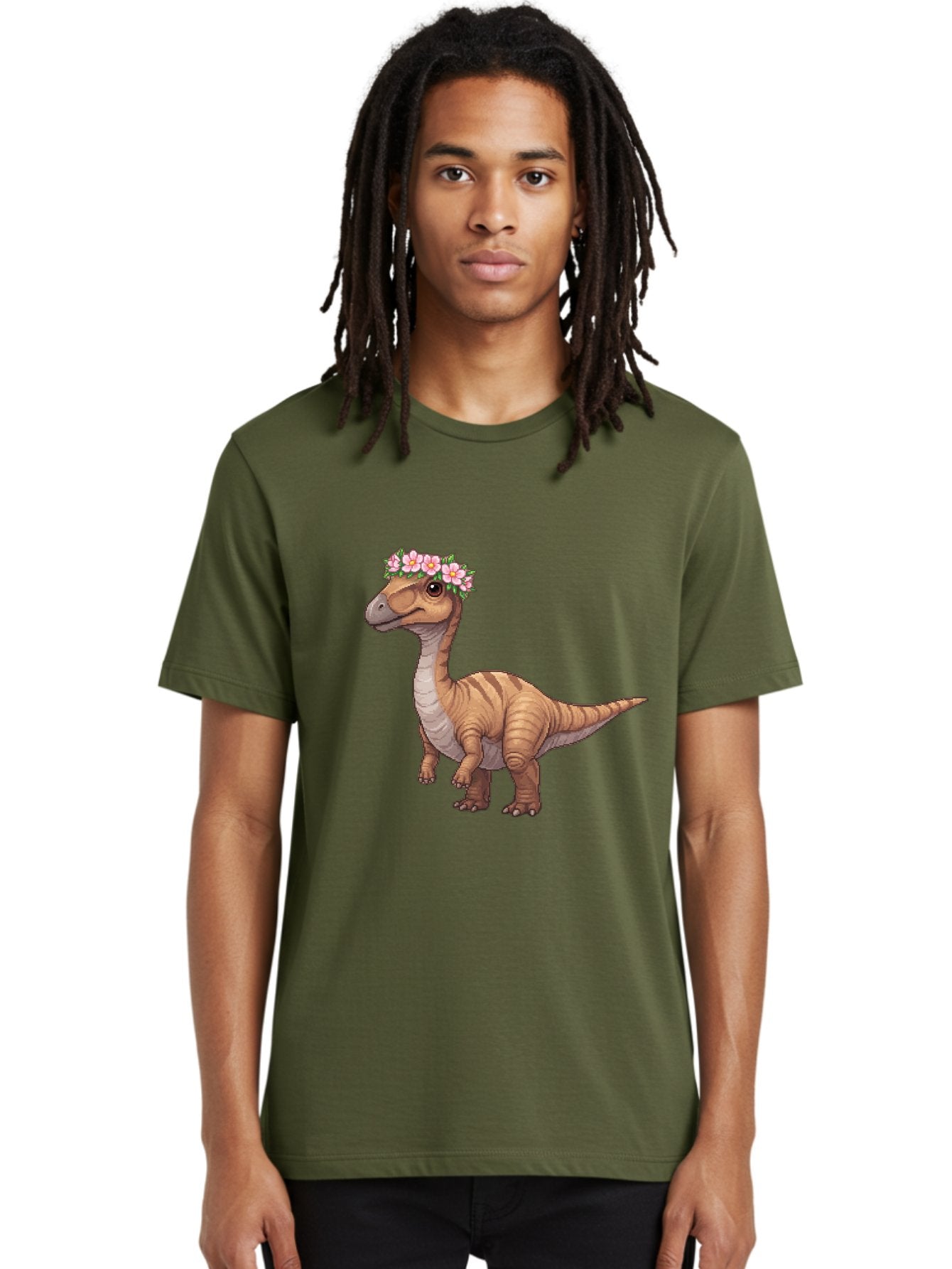 Dinosaur-With-Flowers Men'S Graphic Tee, 100% Cotton, Comfortable Casual Summer Wear, Machine Washable, Vintage Camera, Old Camera, Antique Camera, Black Camera, Classic Photography, Photography Equipment, Nostalgic Device, Film Camera, Bam271 25