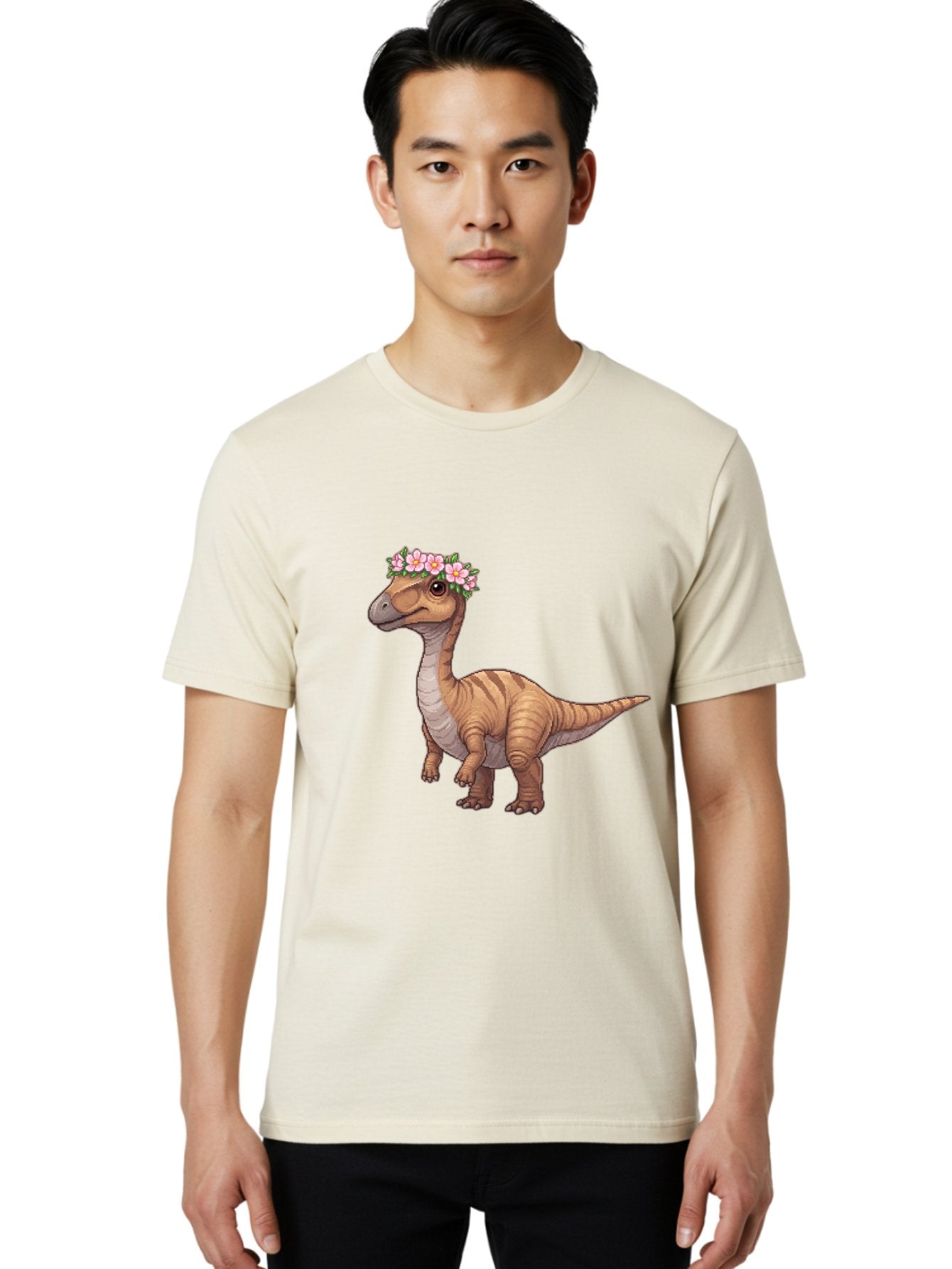 Dinosaur-With-Flowers Men'S Graphic Tee, 100% Cotton, Comfortable Casual Summer Wear, Machine Washable, Vintage Camera, Old Camera, Antique Camera, Black Camera, Classic Photography, Photography Equipment, Nostalgic Device, Film Camera, Bam271 22