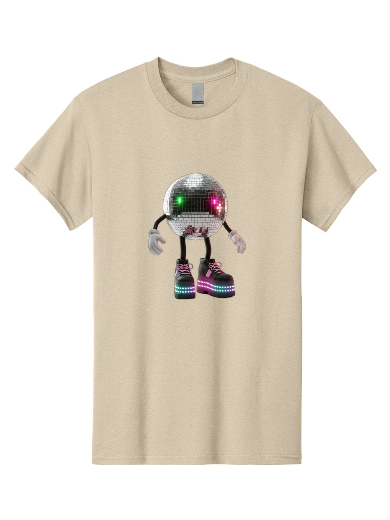 Disco-Ball-Character-1 Men'S Graphic Tee, 100% Cotton, Comfortable Casual Summer Wear, Machine Washable, Vintage Camera, Old Camera, Antique Camera, Black Camera, Classic Photography, Photography Equipment, Nostalgic Device, Film Camera, Bam274